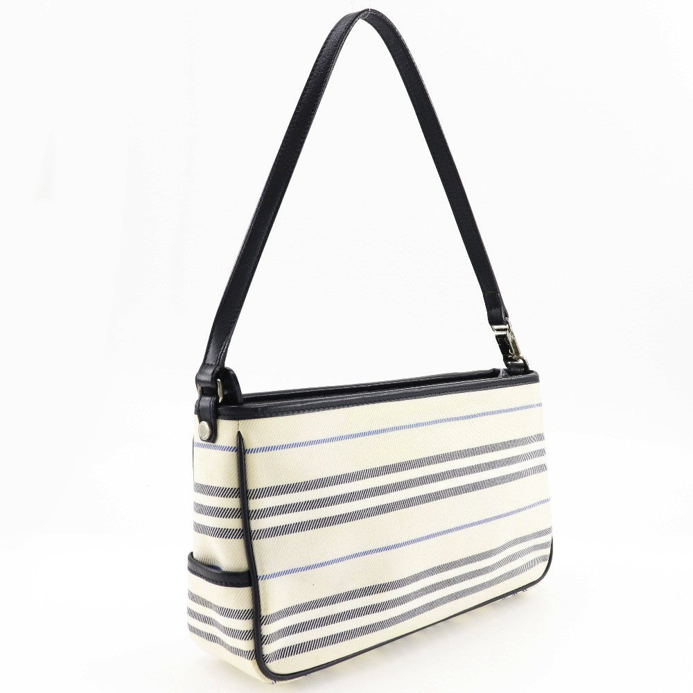 Burberry Vintage Canvas Beige Canvas Shoulder Bag Bag (Pre-Owned)