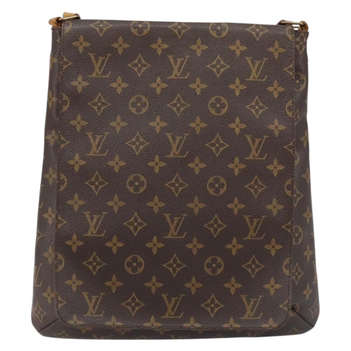 Louis Vuitton Musette Monogram Canvas Brown Canvas Shoulder Bag Bag (Pre-Owned)