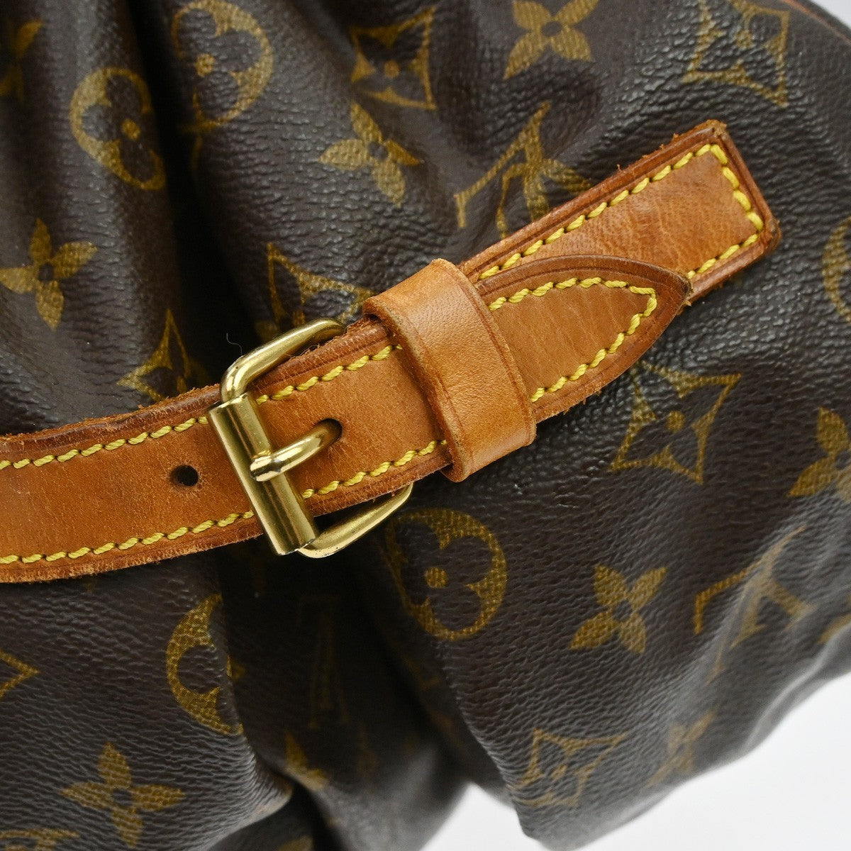 Louis Vuitton Saumur Monogram Canvas Brown Canvas Handbag (Pre-Owned)