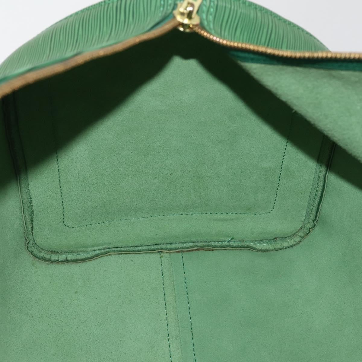 Louis Vuitton Keepall Epi Leather Brown Canvas Travel Bag Bag (Pre-Owned)