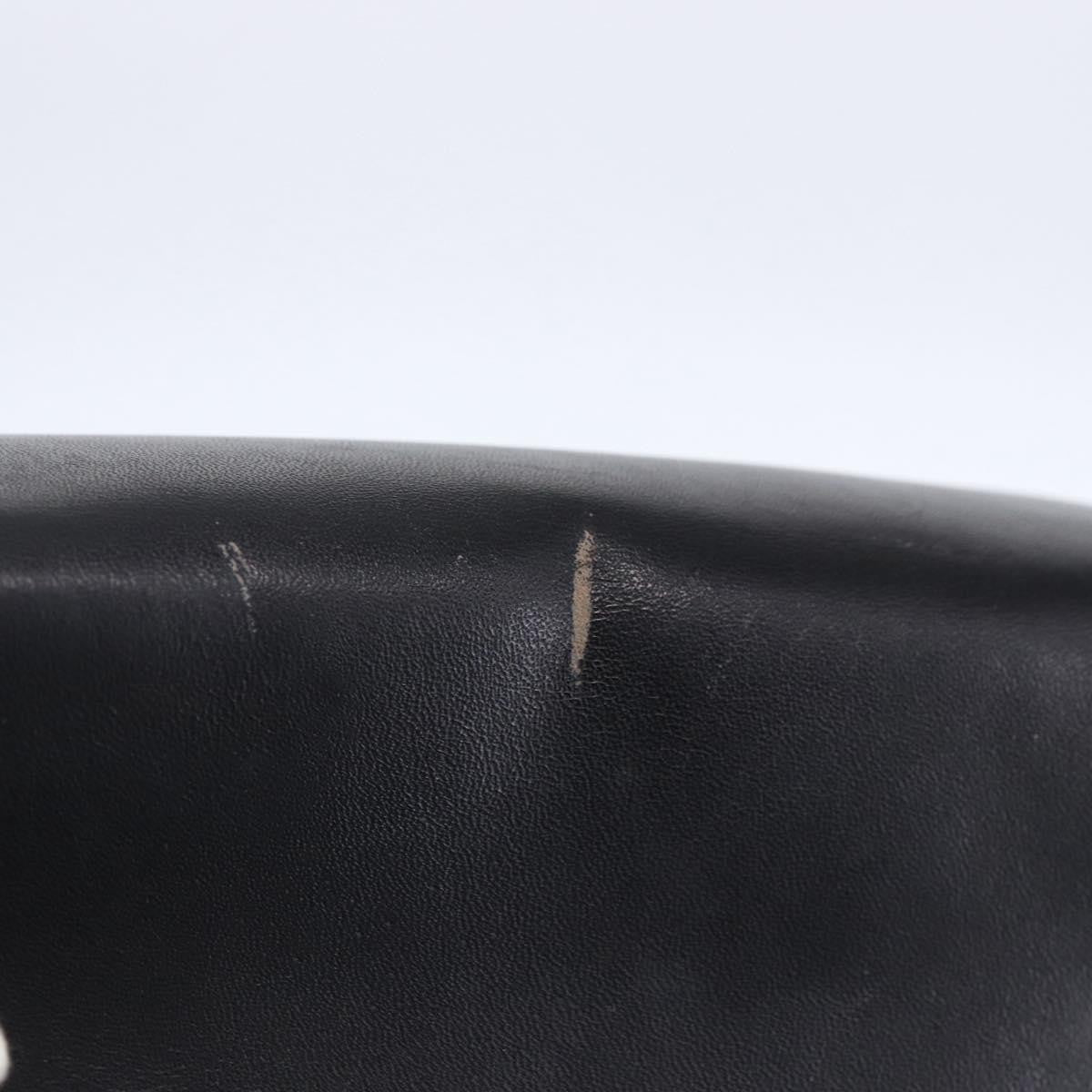 Celine Vintage Leather Black Leather Shoulder Bag Bag (Pre-Owned)