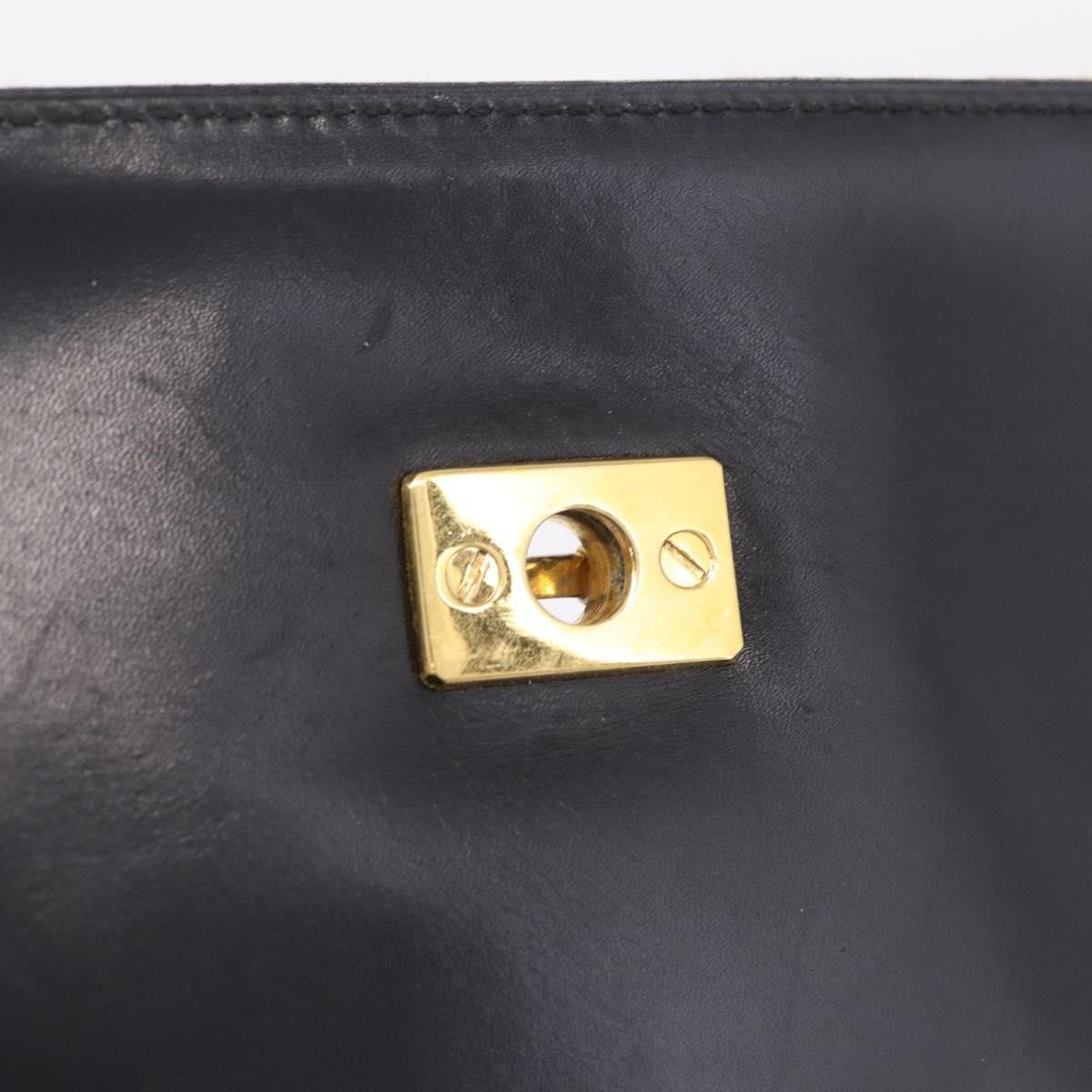 Celine Handbag Leather Black Leather Handbag (Pre-Owned)