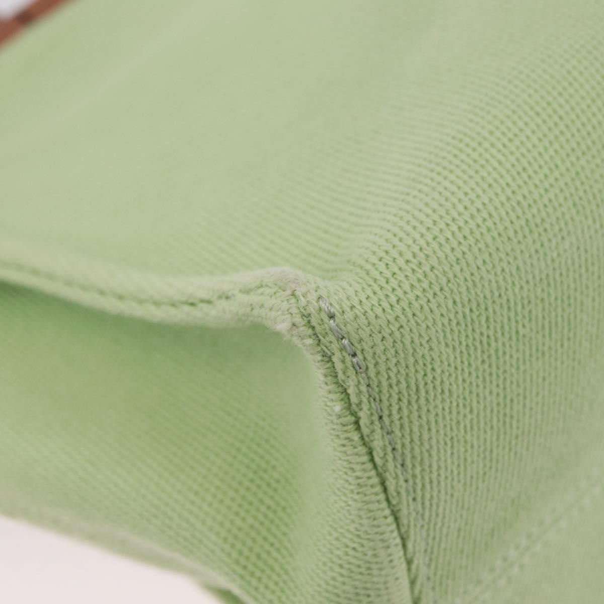 Loewe Cushion Canvas Green Canvas Tote Bag Bag (Pre-Owned)