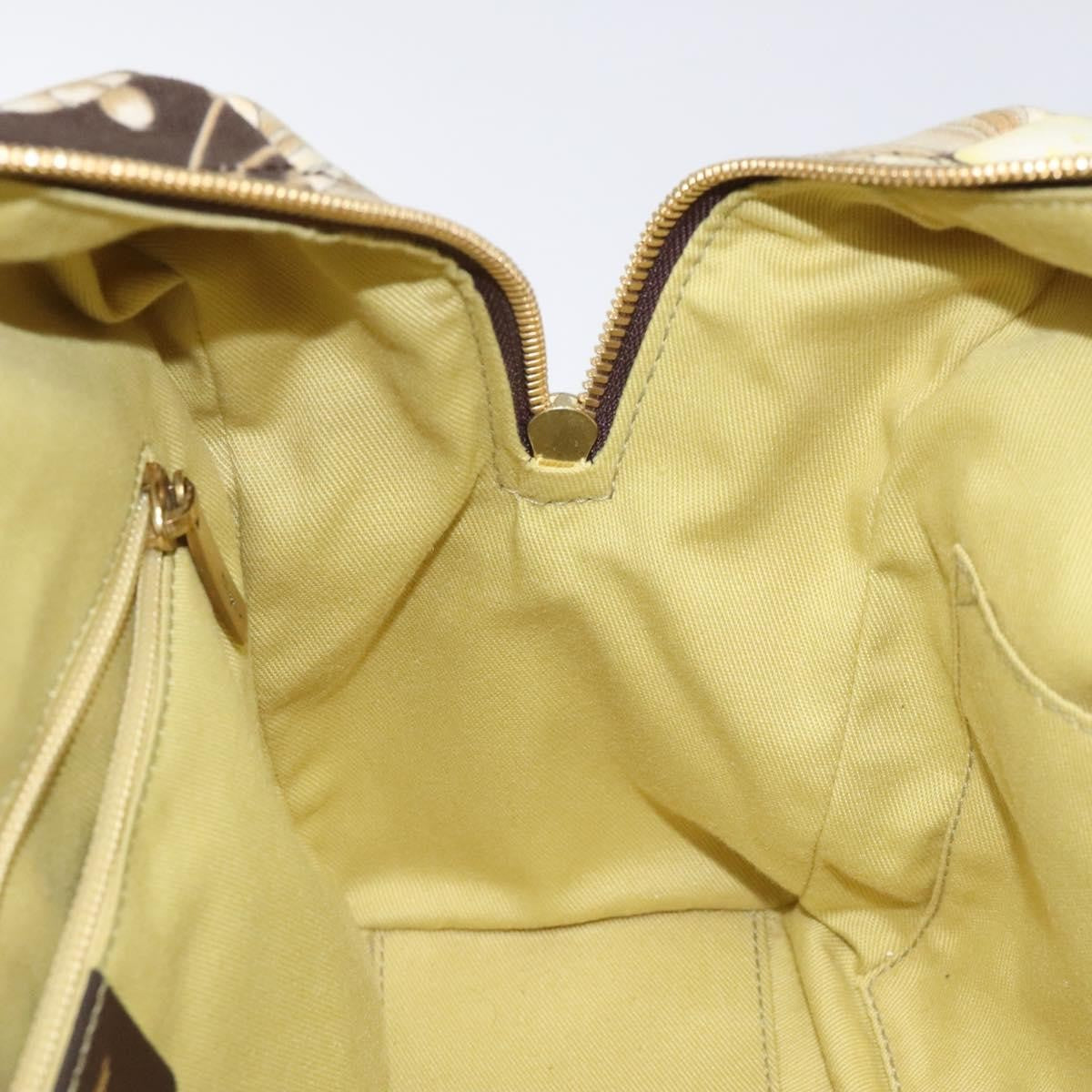 Salvatore Ferragamo Gancini Canvas Multicolour Canvas Shoulder Bag Bag (Pre-Owned)