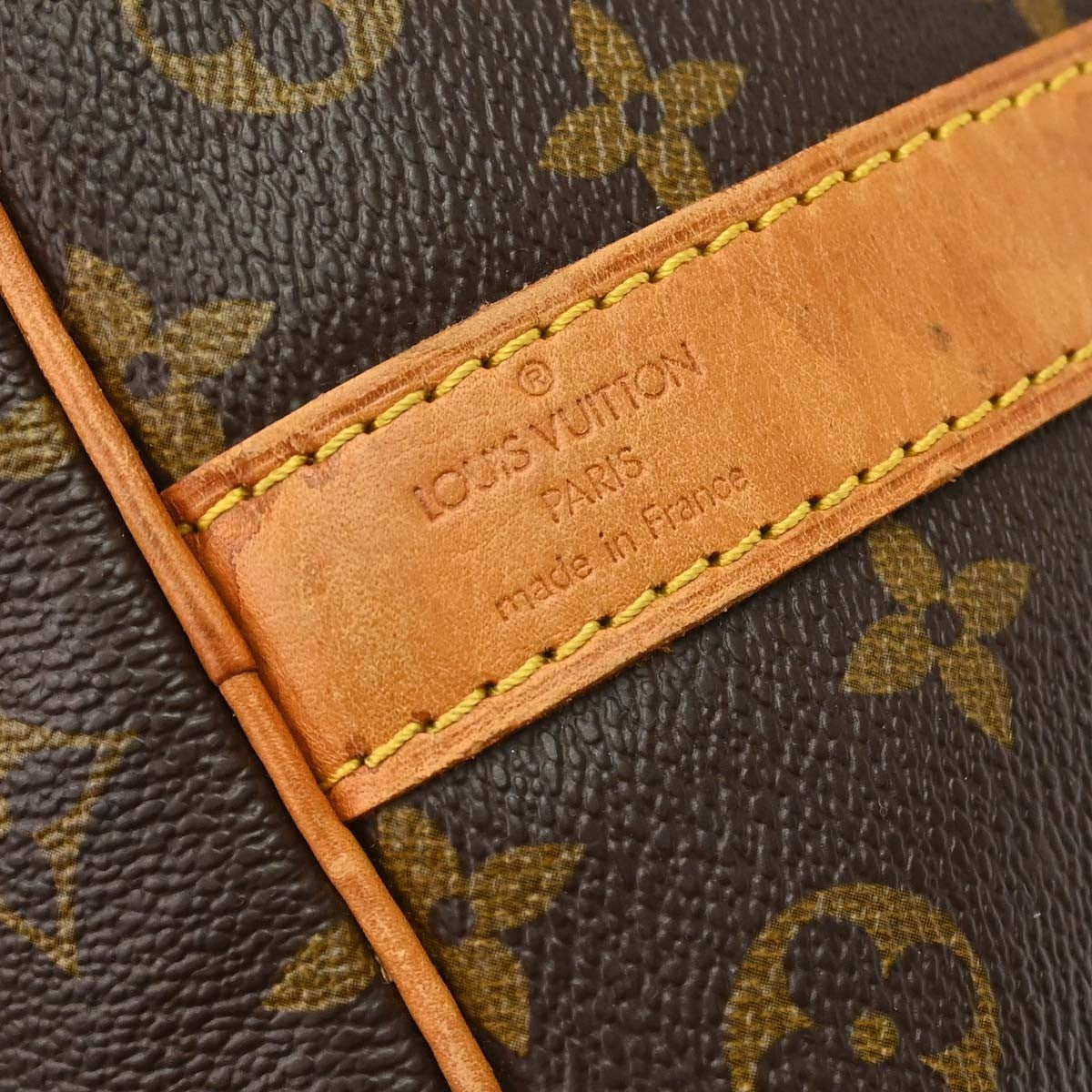 Louis Vuitton Keepall Bandouliere Monogram Canvas Brown Canvas Travel Bag Bag (Pre-Owned)