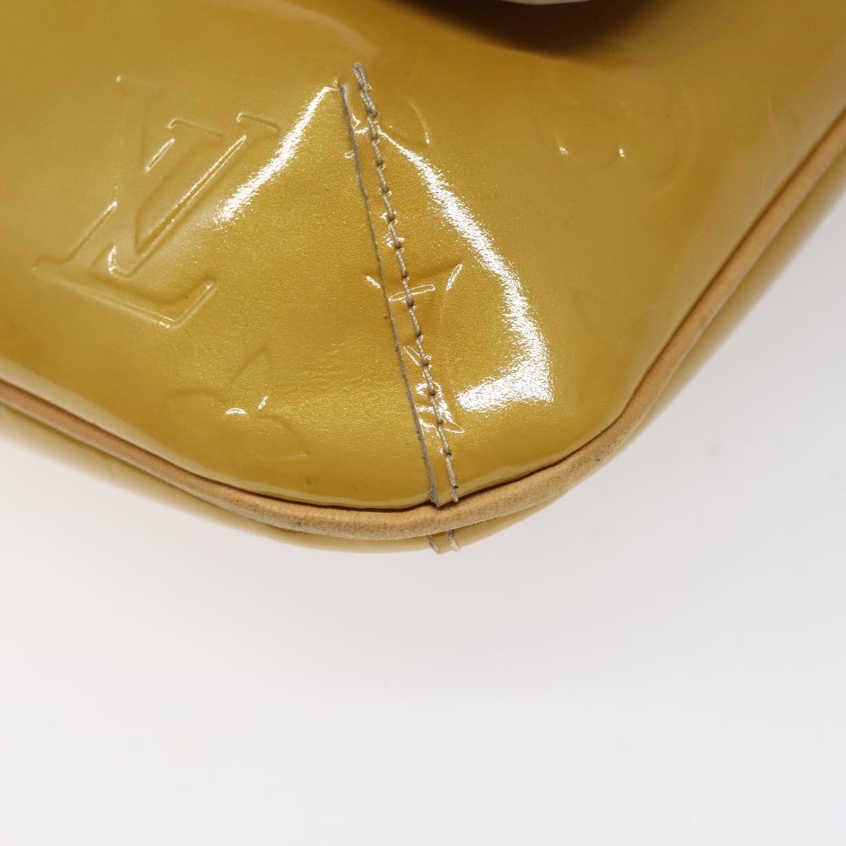 Louis Vuitton Thompson Street Monogram Vernis Beige Patent_Leather Shoulder Bag Bag (Pre-Owned)