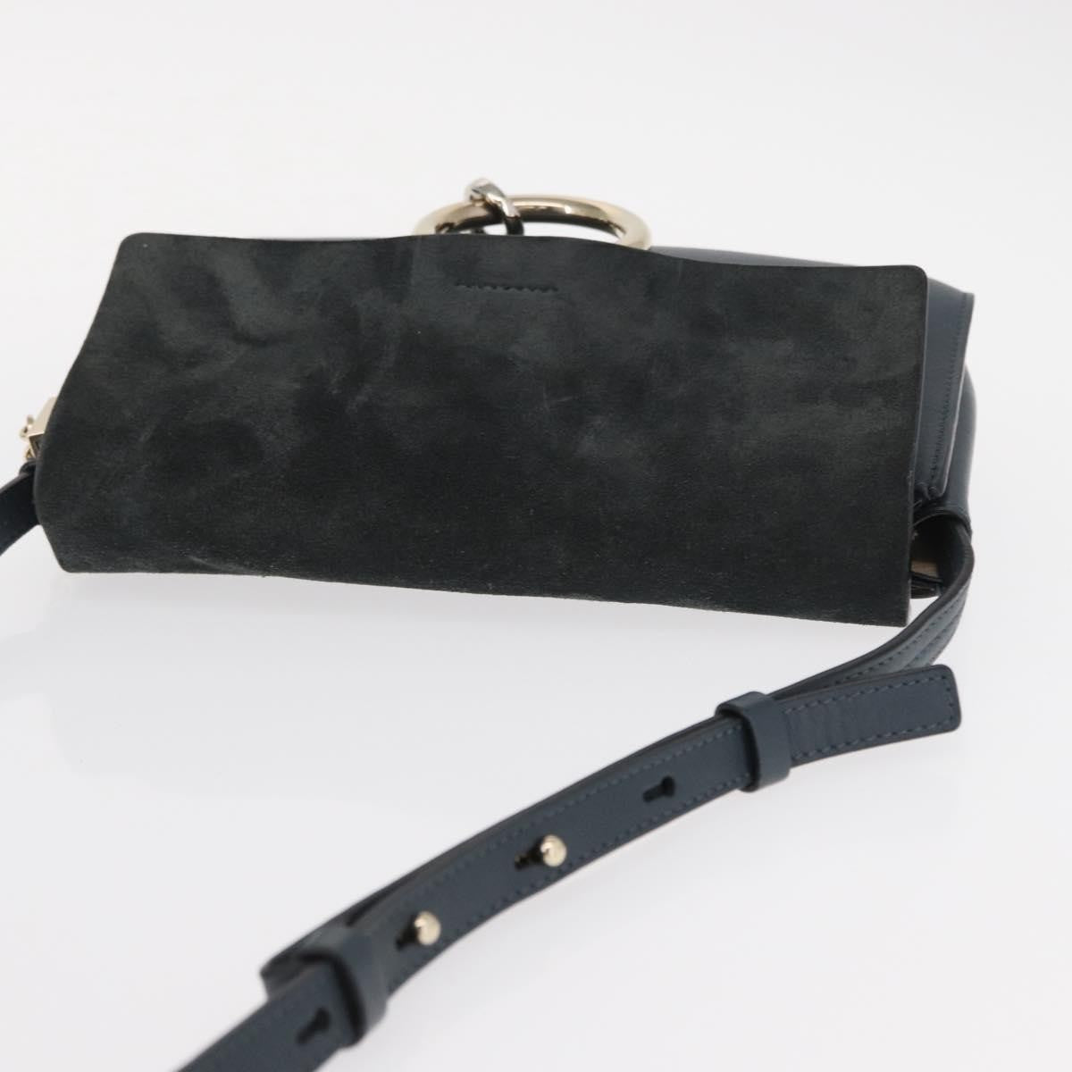 Chloe Faye Leather And Suede Green Suede Bag (Pre-Owned)