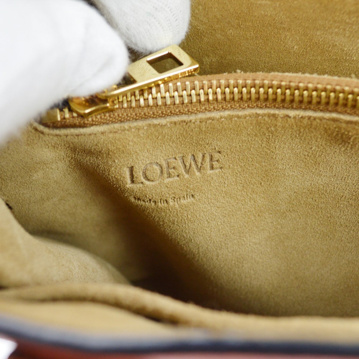 Loewe Gate Leather Pink Leather Tote Bag Bag (Pre-Owned)