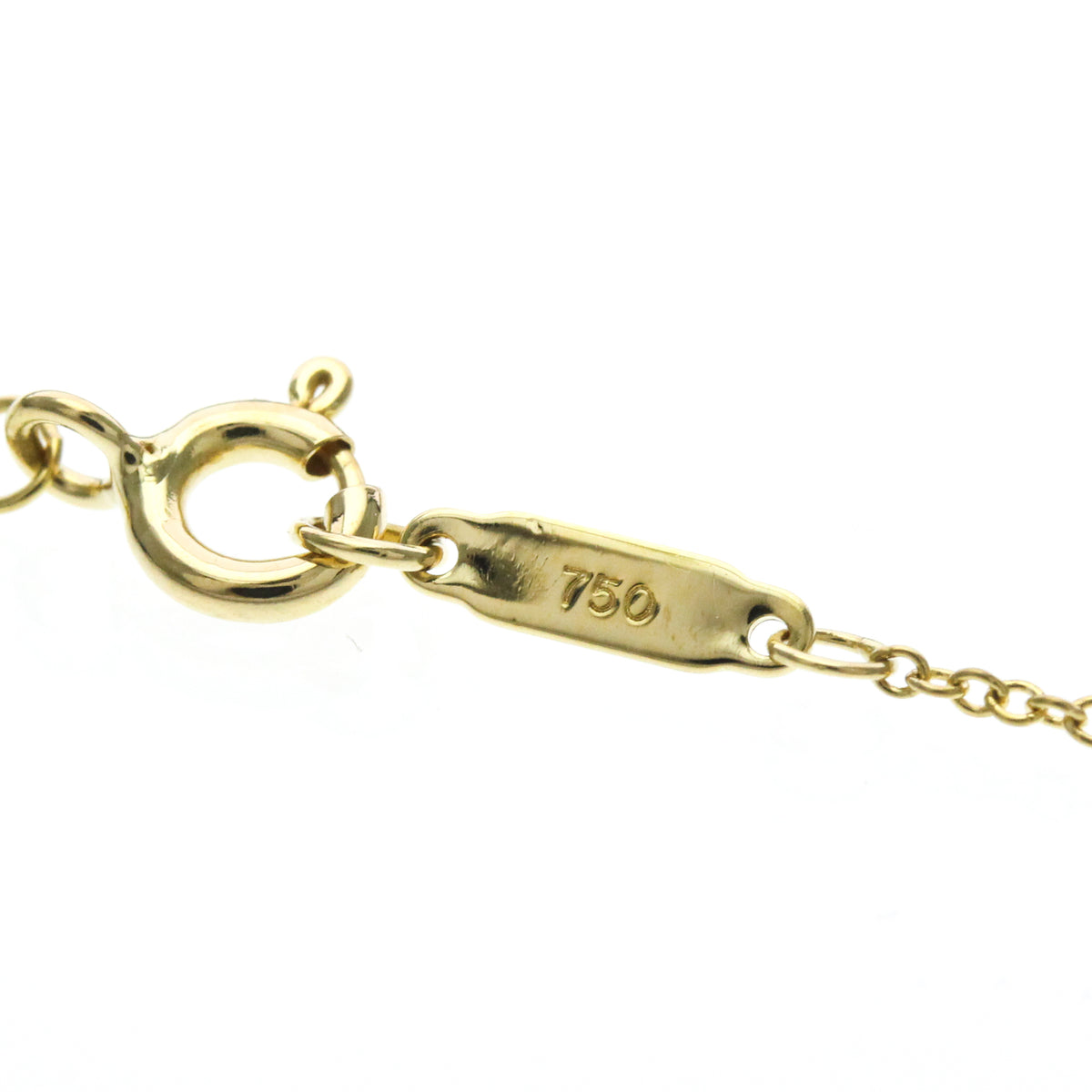 Tiffany & Co. Cross Pendant 18K Yellow Gold With Diamond Gold Yellow_Gold Necklace Jewelry (Pre-Owned)