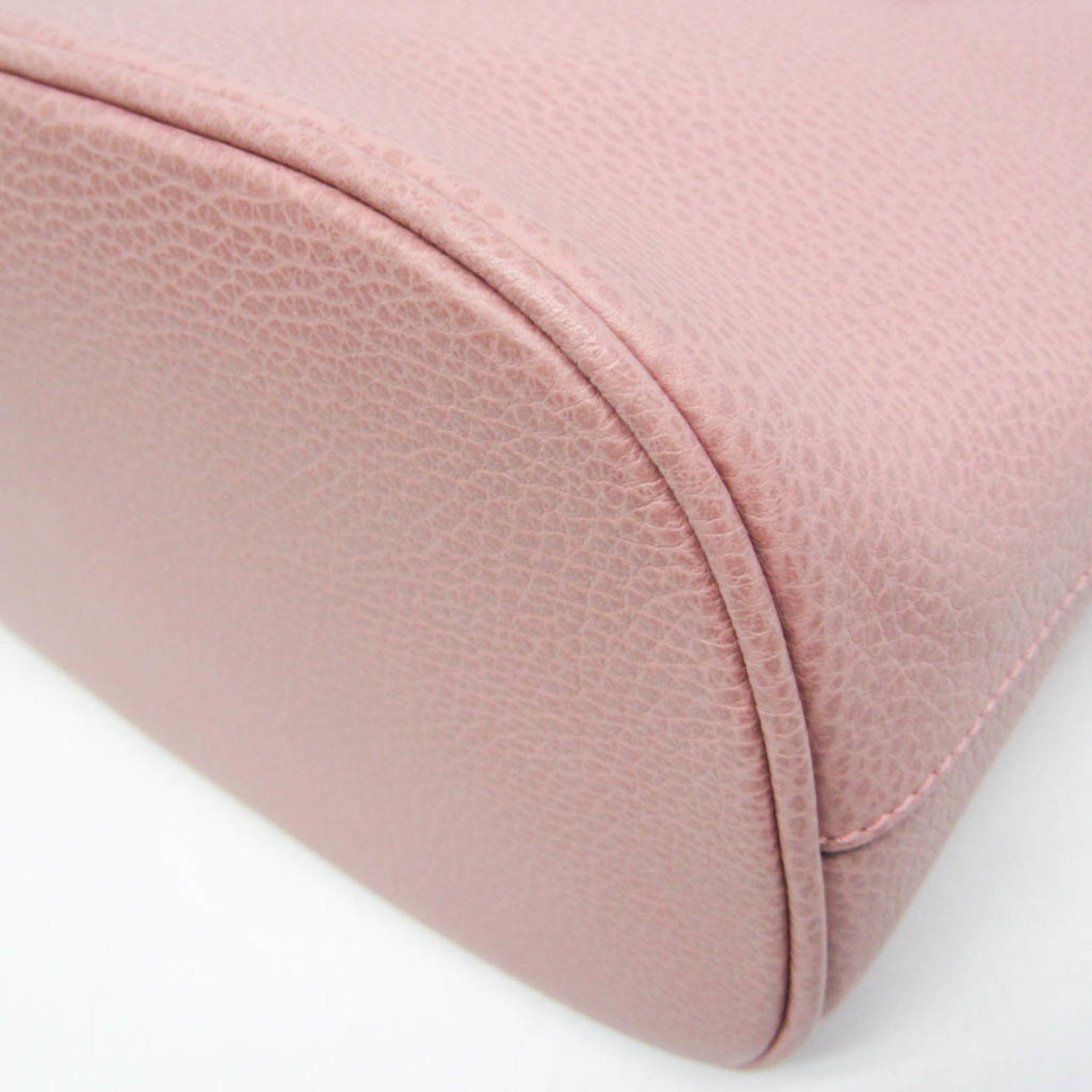 Gucci Convertible Dome Satchel Leather Pink Leather Handbag (Pre-Owned)