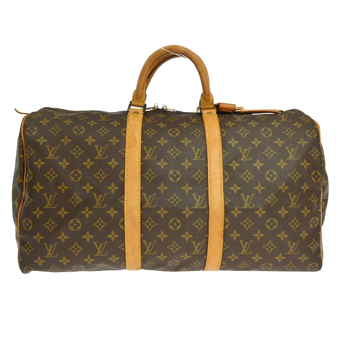Louis Vuitton Keepall Monogram Canvas Brown Canvas Travel Bag Bag (Pre-Owned)