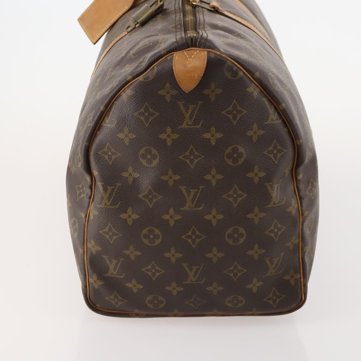 Louis Vuitton Keepall Monogram Canvas Brown Canvas Travel Bag Bag (Pre-Owned)