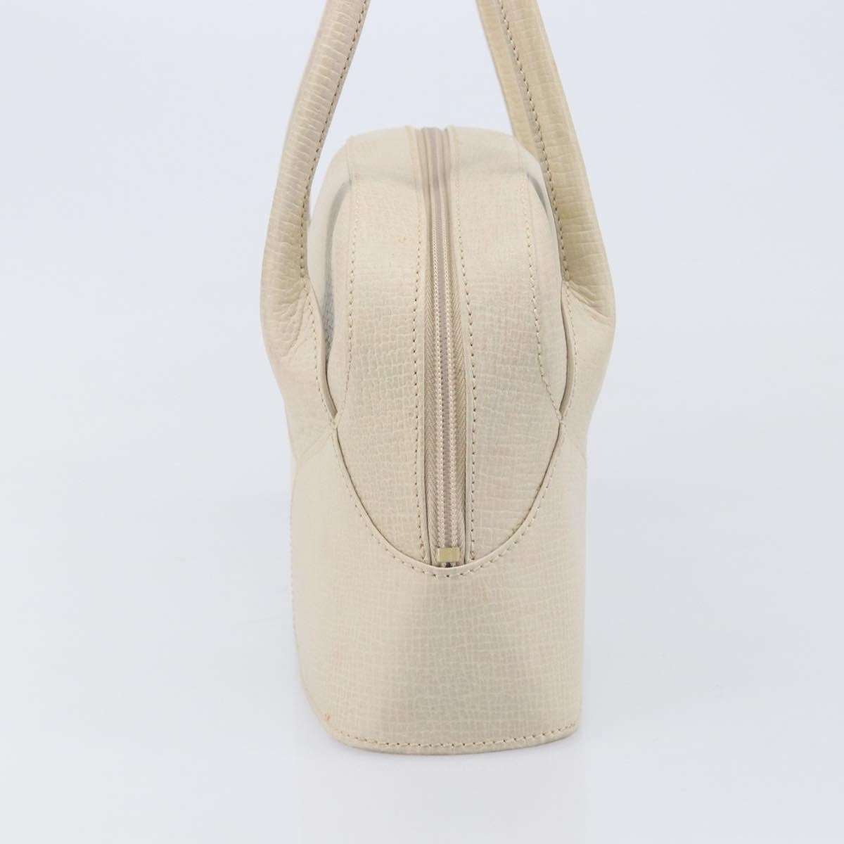 Loewe Tote Leather White Leather Tote Bag Bag (Pre-Owned)