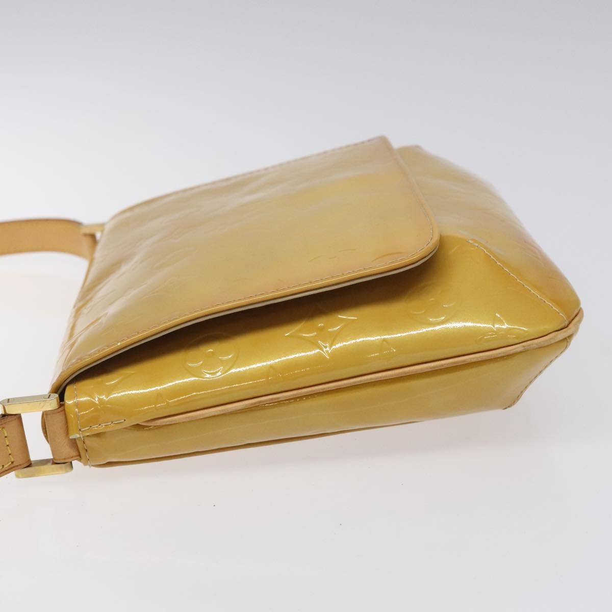 Louis Vuitton Thompson Street Monogram Vernis Beige Patent_Leather Shoulder Bag Bag (Pre-Owned)
