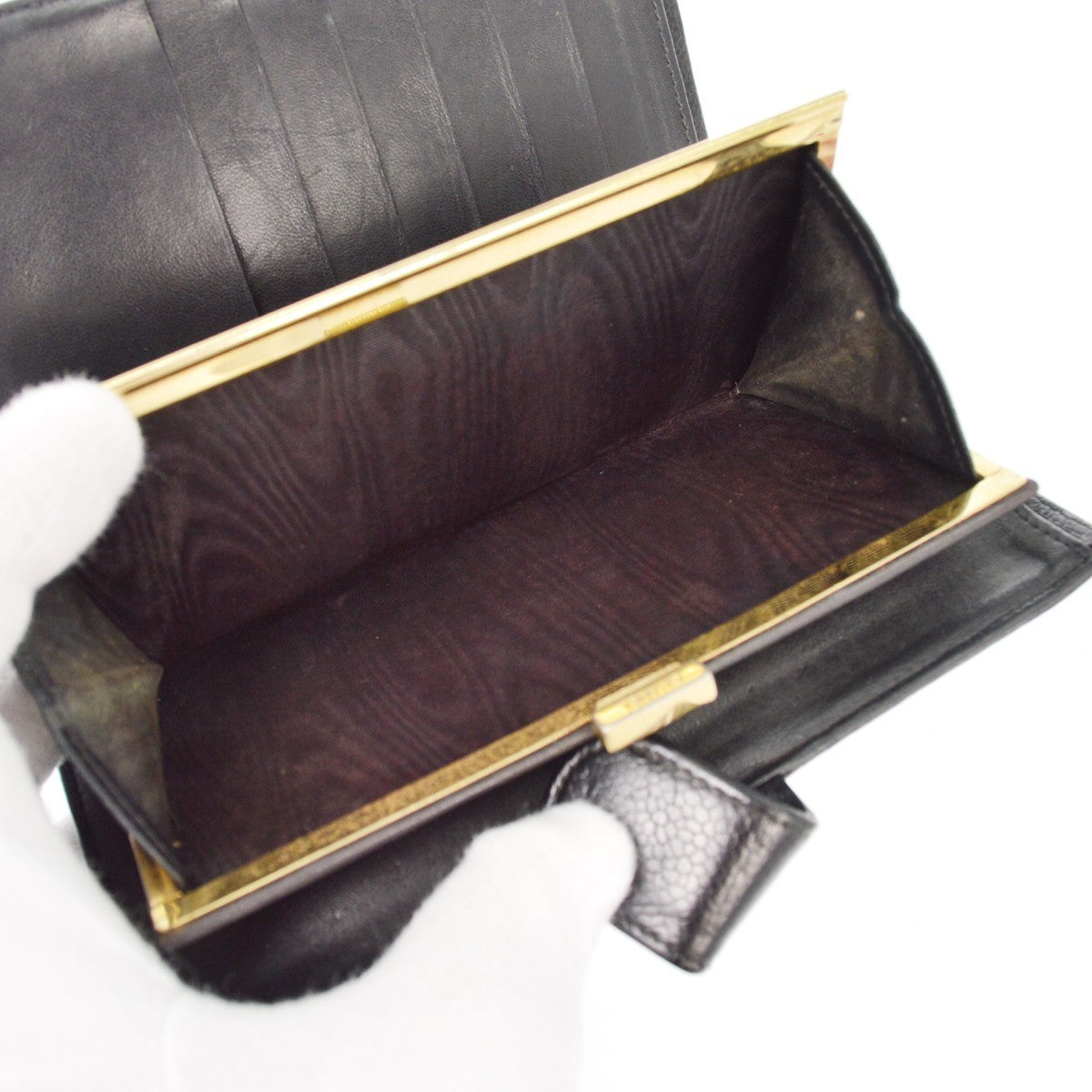 Chanel Timeless Cc French Caviar Black Leather Wallets Accessory (Pre-Owned)
