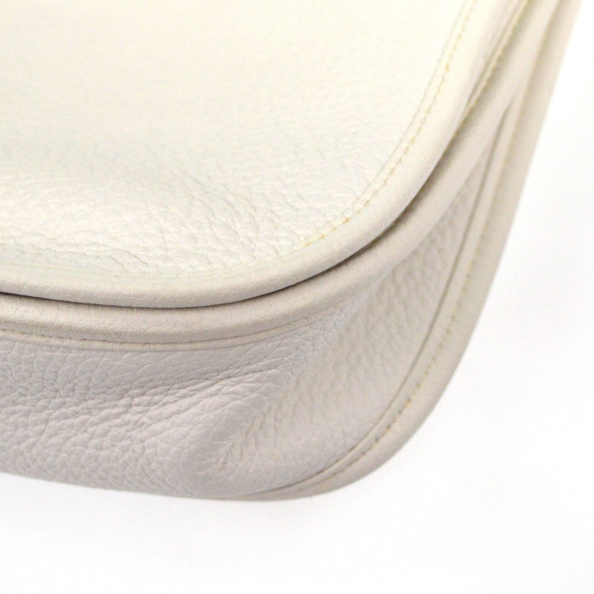 Hermes Evelyne Bag Gen Iii Epsom White Leather Shoulder Bag Bag (Pre-Owned)