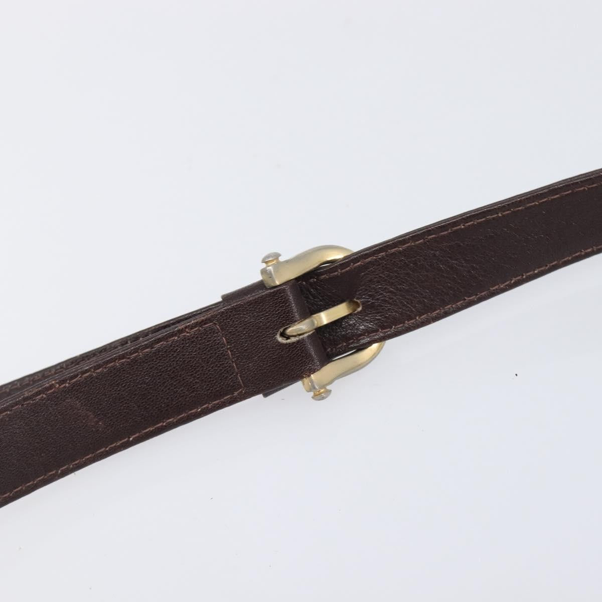 Celine Macadam Shoulder Canvas Brown Canvas Crossbody Bag Bag (Pre-Owned)