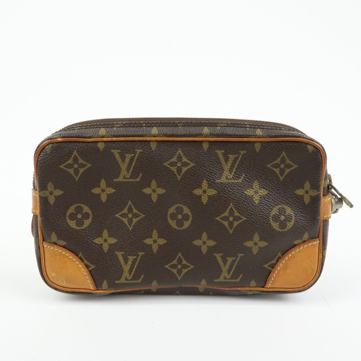 Louis Vuitton Marly Dragonne Clutch Monogram Canvas Brown Canvas Clutche & Pouche Bag (Pre-Owned)