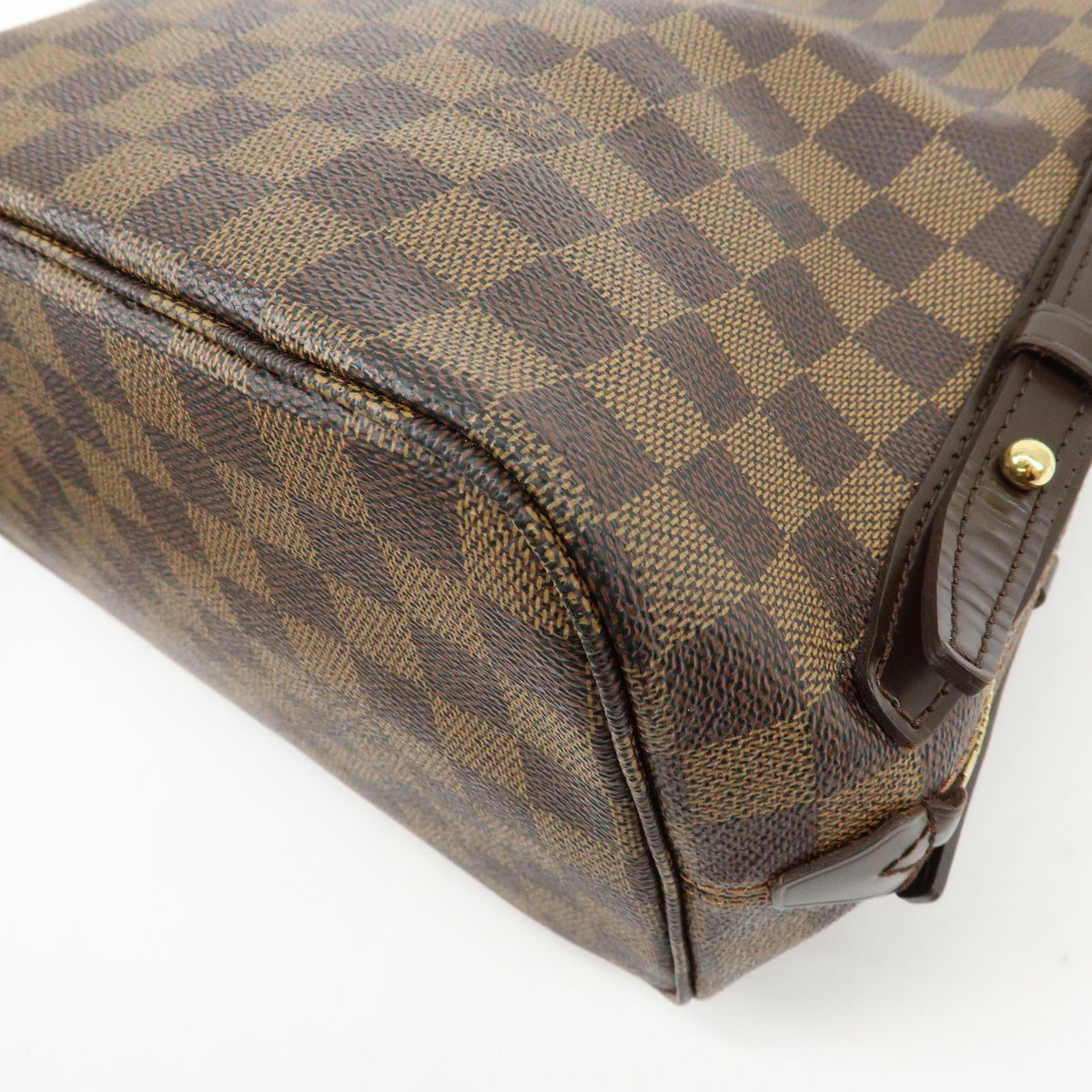 Louis Vuitton Cabas Rivington Damier Brown Canvas Tote Bag Bag (Pre-Owned)