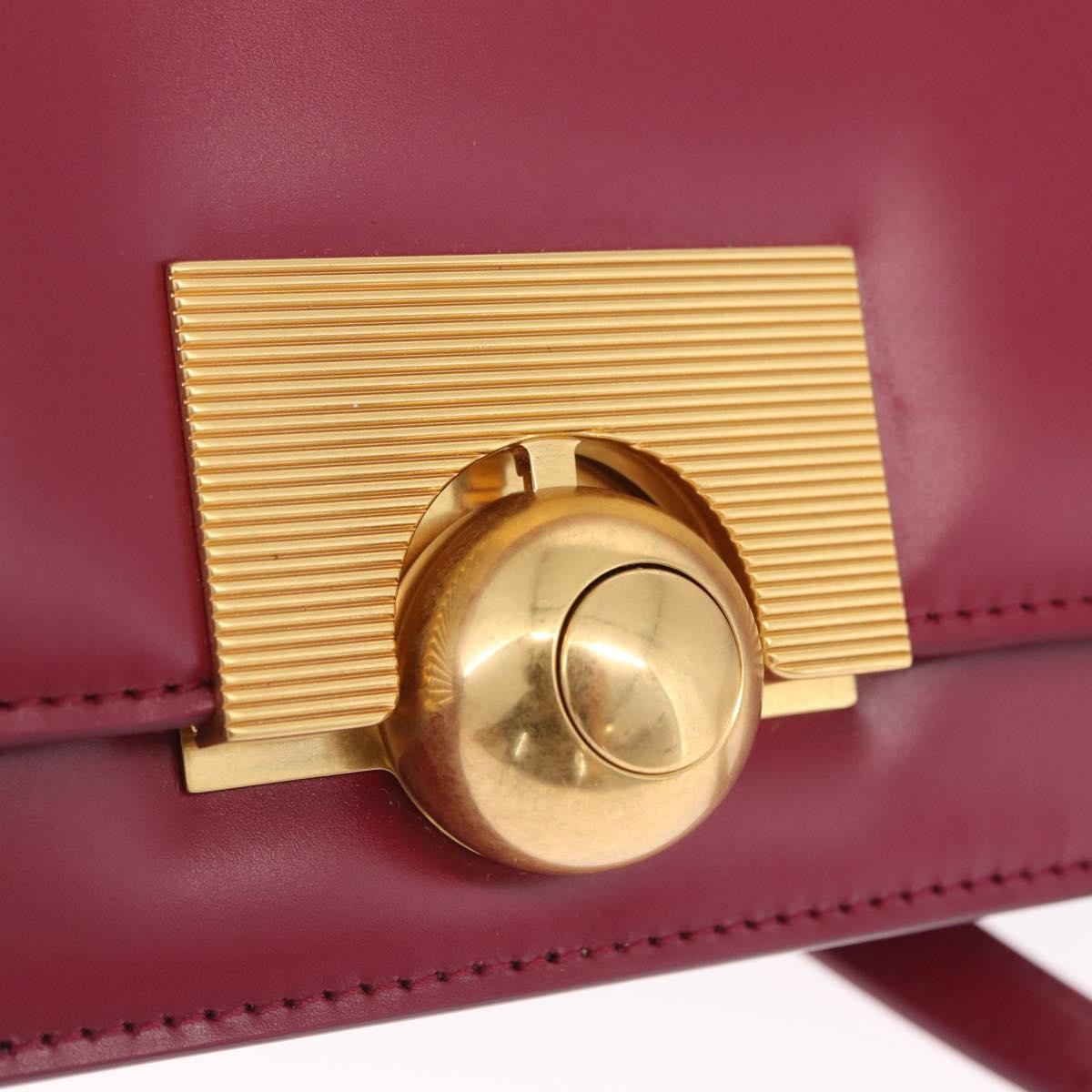Bottega Veneta Bv Classic Spazzolato Leather Red Leather Handbag (Pre-Owned)