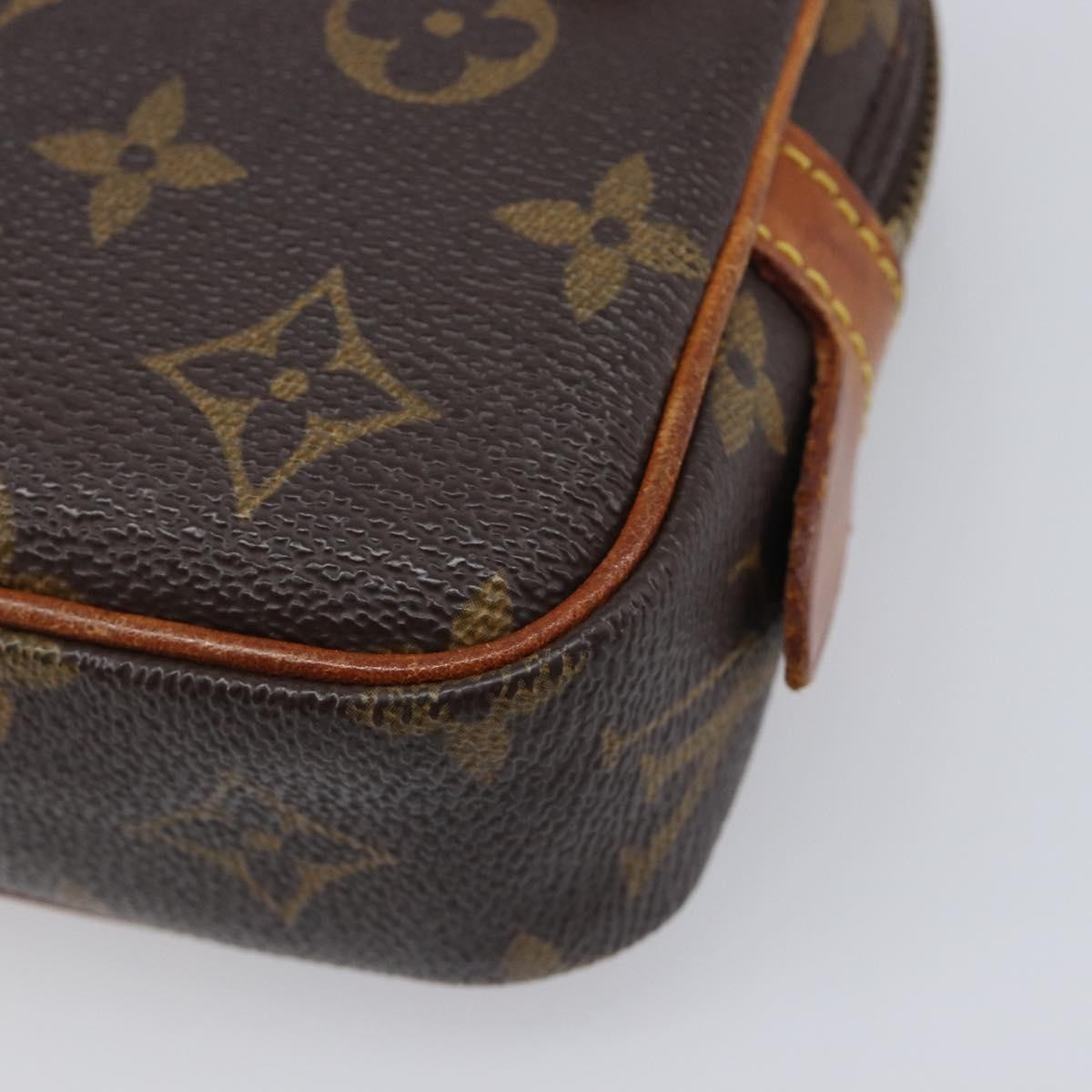 Louis Vuitton Pochette Marly Bandouliere Monogram Canvas Brown Canvas Handbag (Pre-Owned)