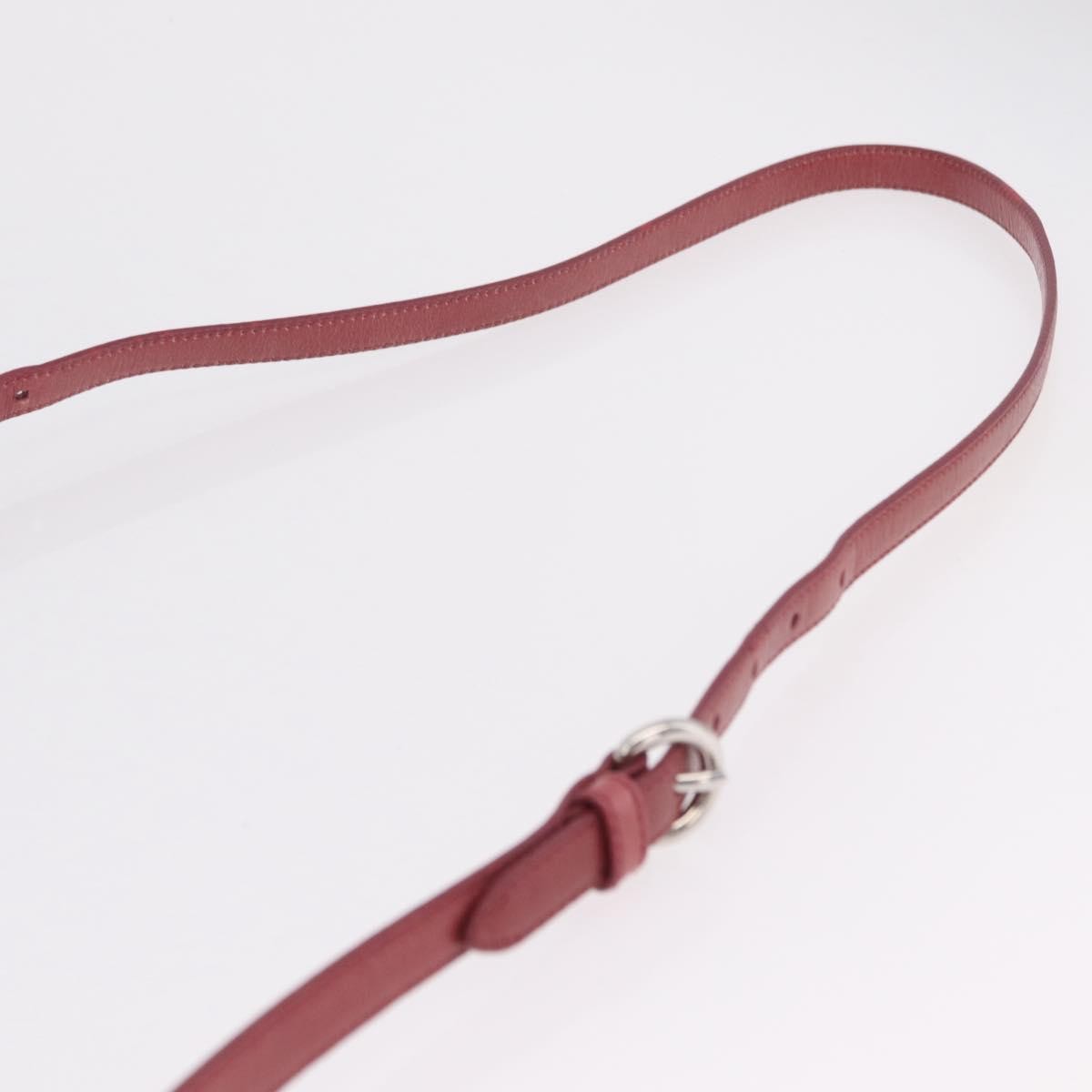 Miu Miu Madras Shoulder Leather Pink Leather Crossbody Bag Bag (Pre-Owned)
