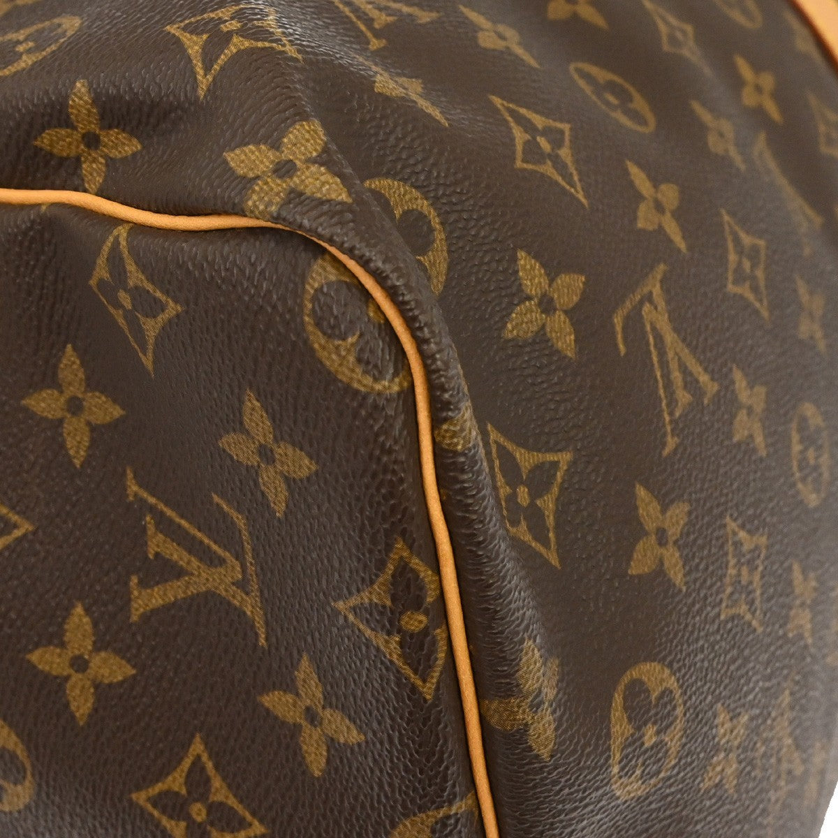 Louis Vuitton Keepall Monogram Canvas Brown Canvas Travel Bag Bag (Pre-Owned)