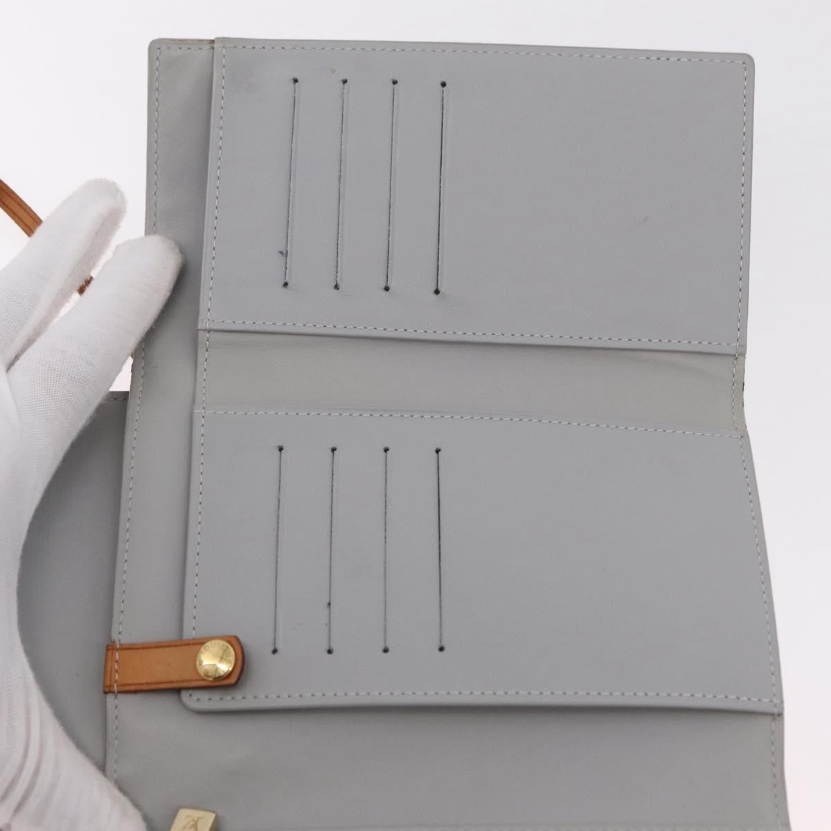 Louis Vuitton Walker Monogram Vernis Gray Patent_Leather Wallets Accessory (Pre-Owned)