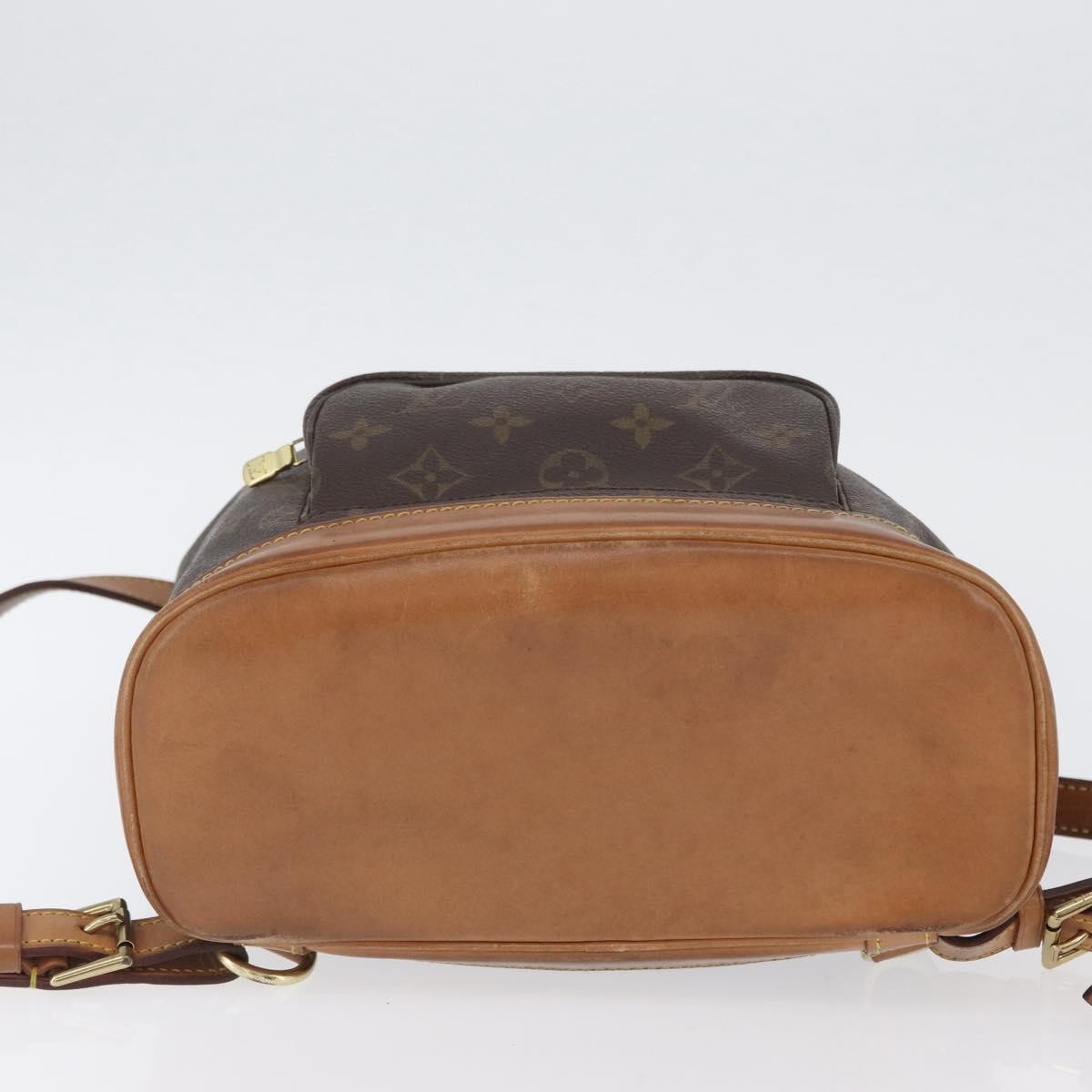 Louis Vuitton Vintage Montsouris Monogram Canvas Brown Canvas Backpack Bag (Pre-Owned)