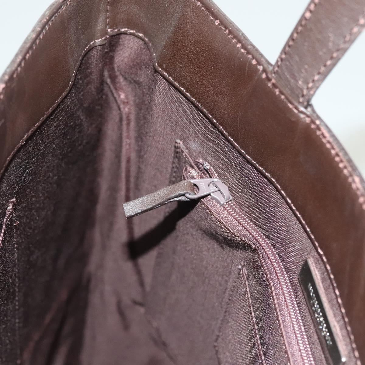Burberry Vintage Leather Brown Leather Handbag (Pre-Owned)