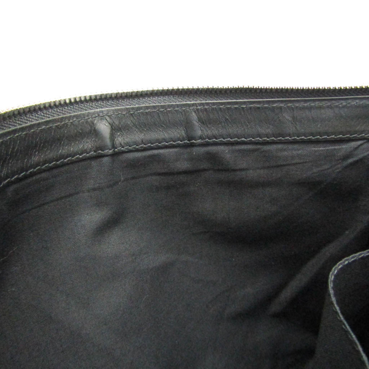 Balenciaga Navy Zip Canvas And Leather Ecru Canvas Clutche & Pouche Bag (Pre-Owned)