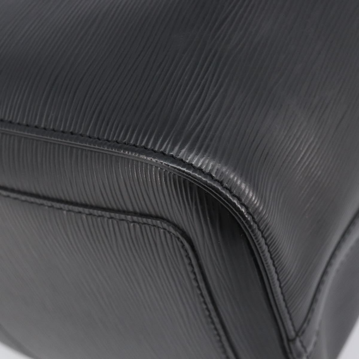 Louis Vuitton Keepall Epi Leather Black Leather Travel Bag Bag (Pre-Owned)