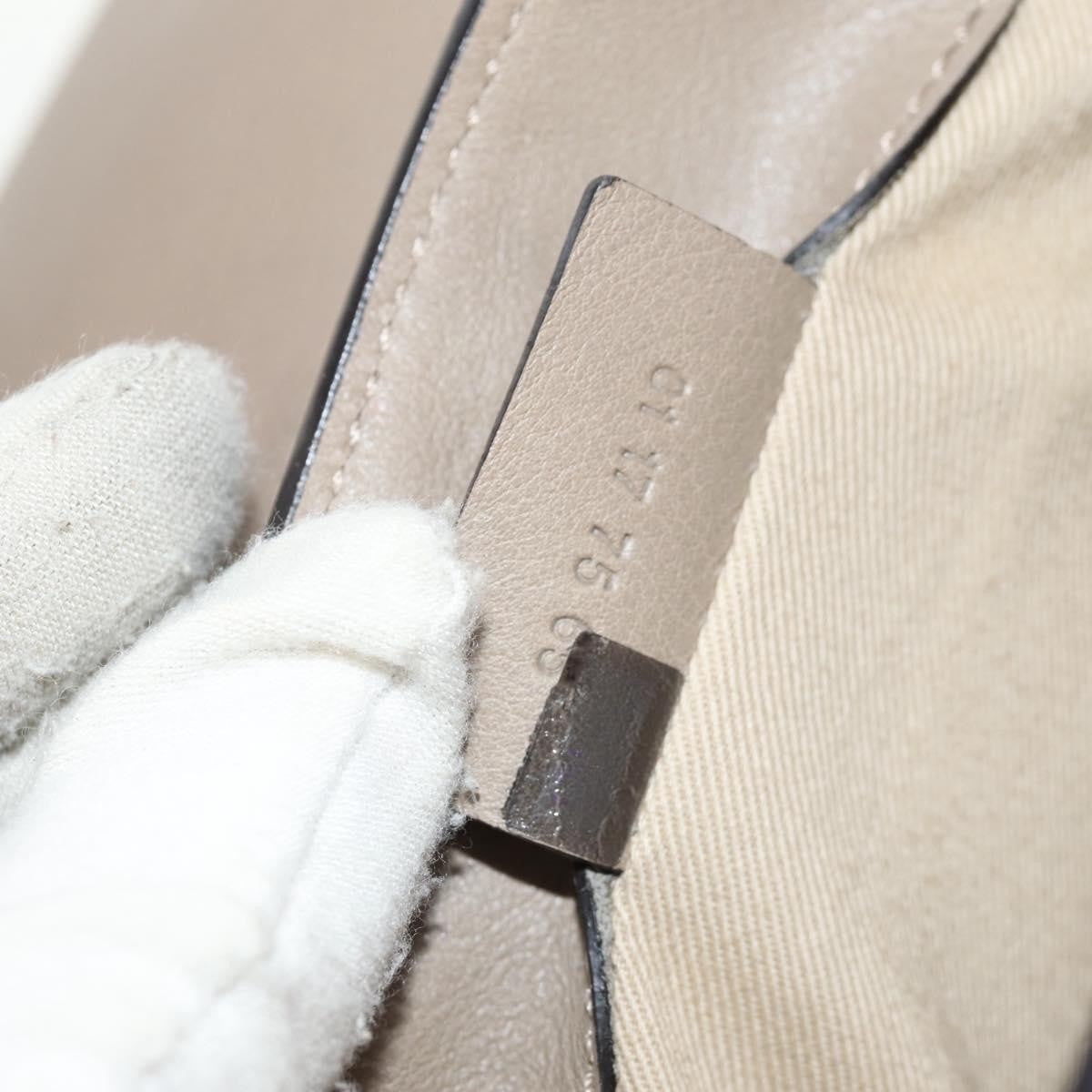 Chloe Faye Leather And Suede Gray Leather Backpack Bag (Pre-Owned)