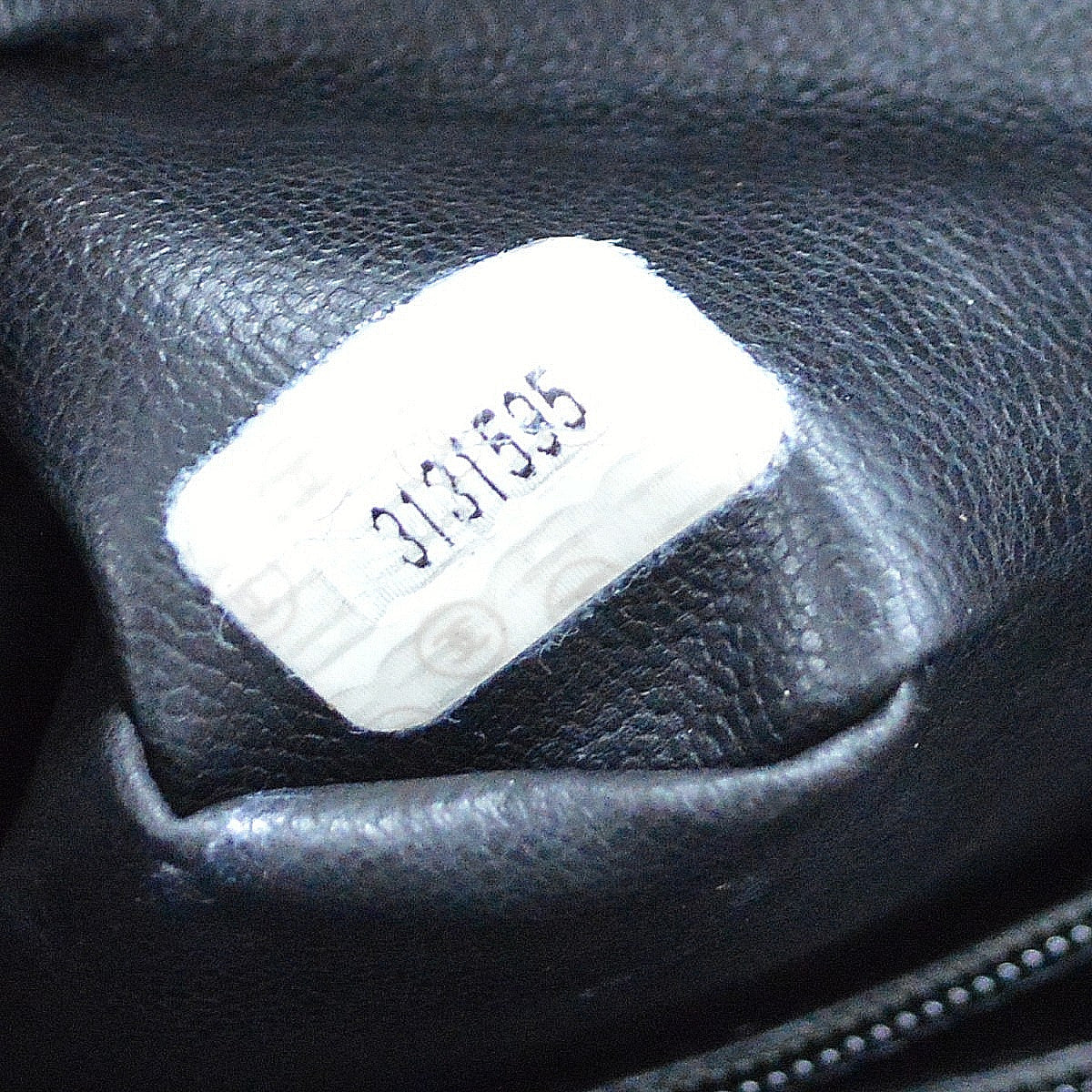 Chanel Vintage Front Pocket Tote Caviar Black Leather Tote Bag Bag (Pre-Owned)