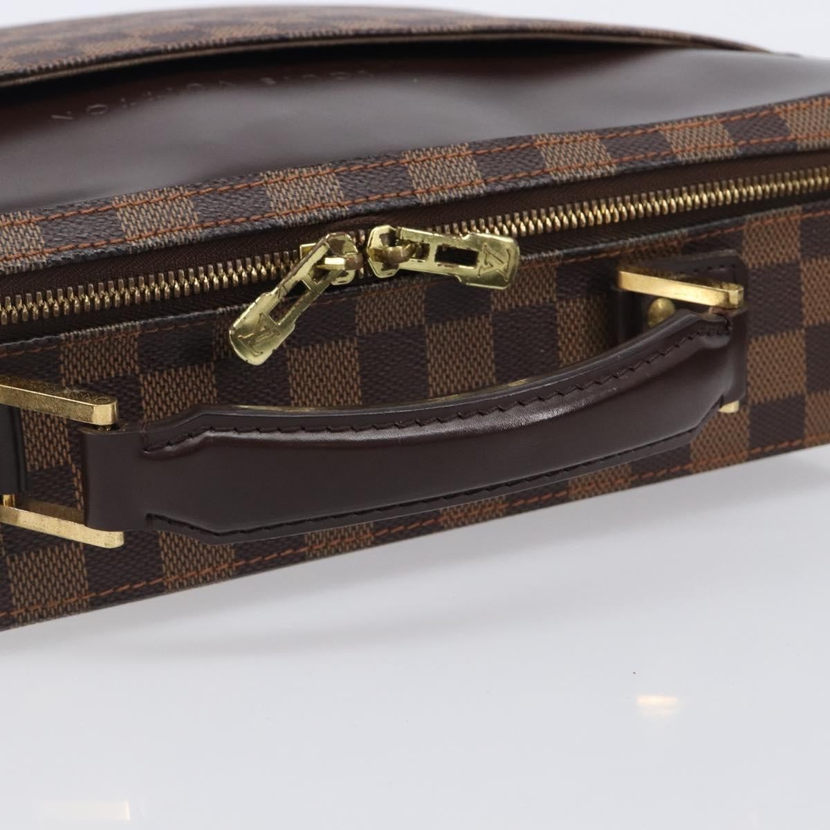 Louis Vuitton Sabana Laptop Damier Brown Canvas Briefcase Bag (Pre-Owned)