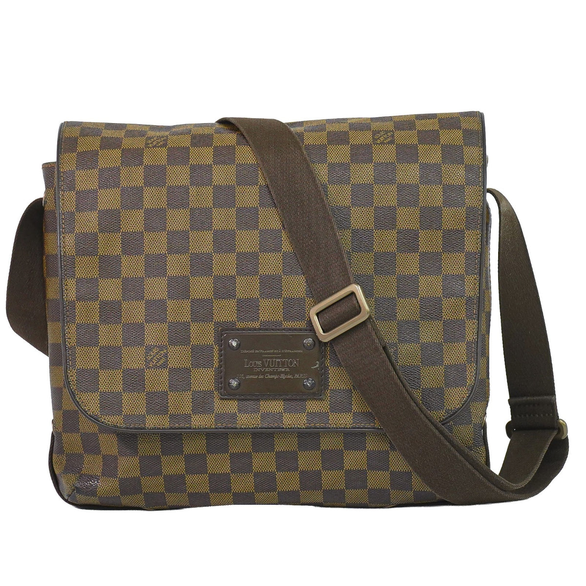 Louis Vuitton Brooklyn Damier Ebene Brown Canvas Shoulder Bag Bag (Pre-Owned)