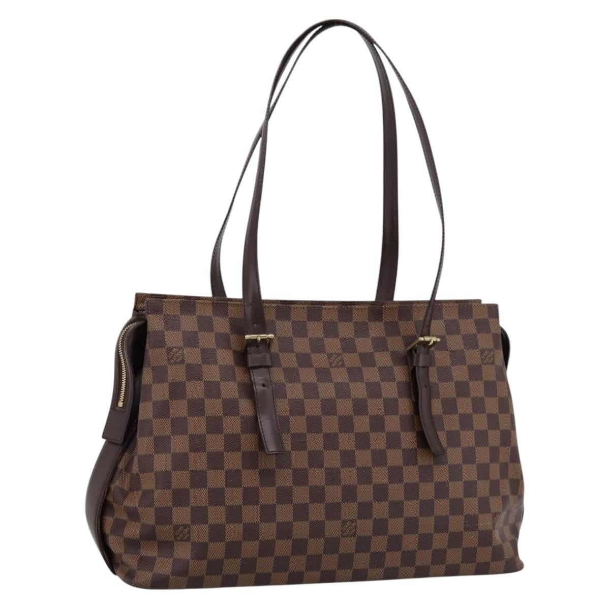 Louis Vuitton Chelsea Damier Brown Canvas Handbag (Pre-Owned)