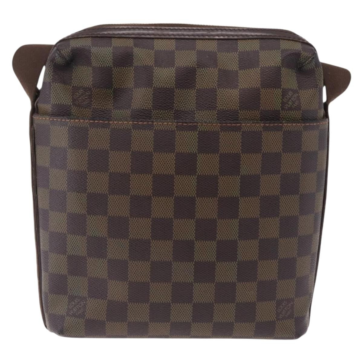 Louis Vuitton Trotteur Beaubourg Damier Brown Canvas Handbag (Pre-Owned)