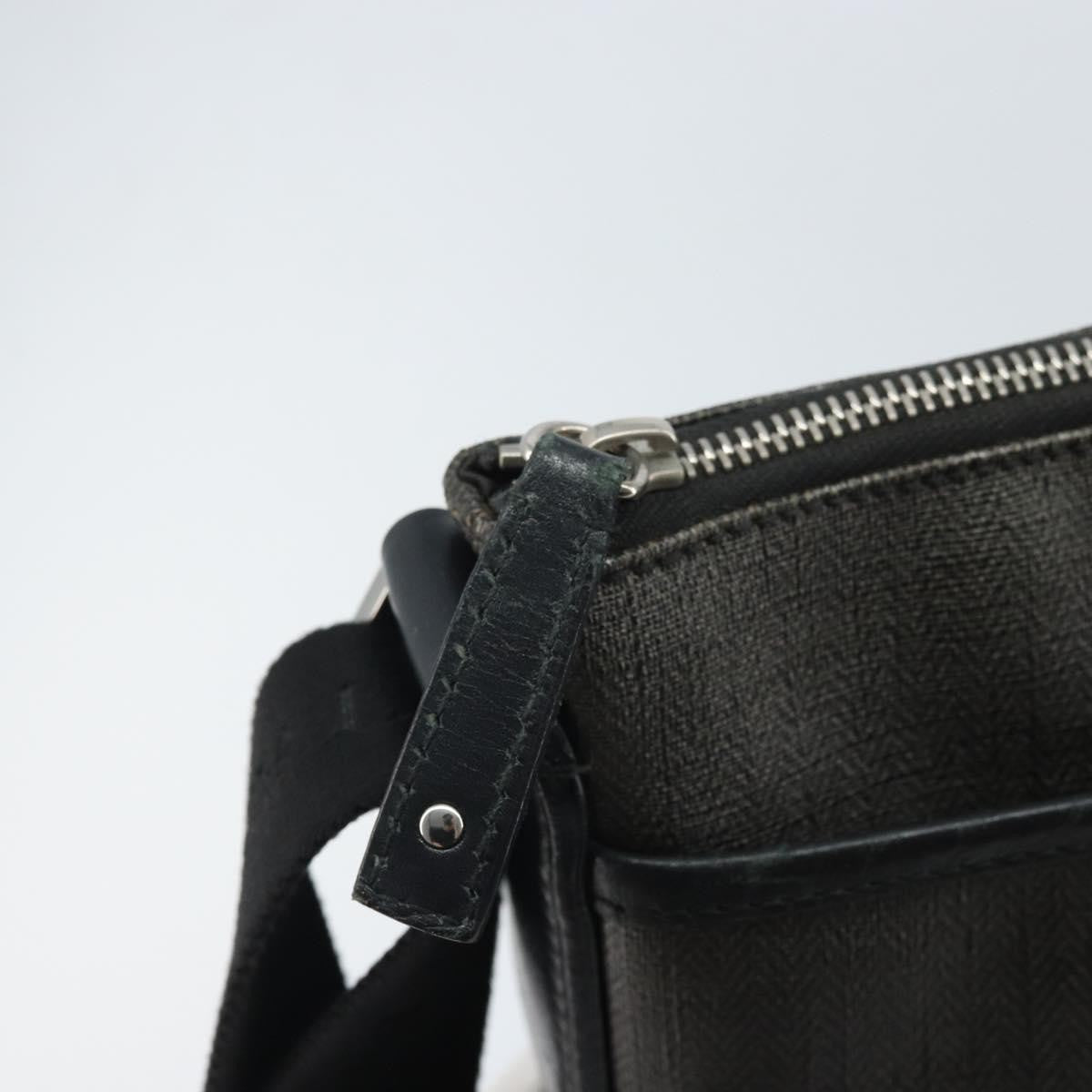 Bvlgari Shoulder Canvas Gray Canvas Shoulder Bag Bag (Pre-Owned)