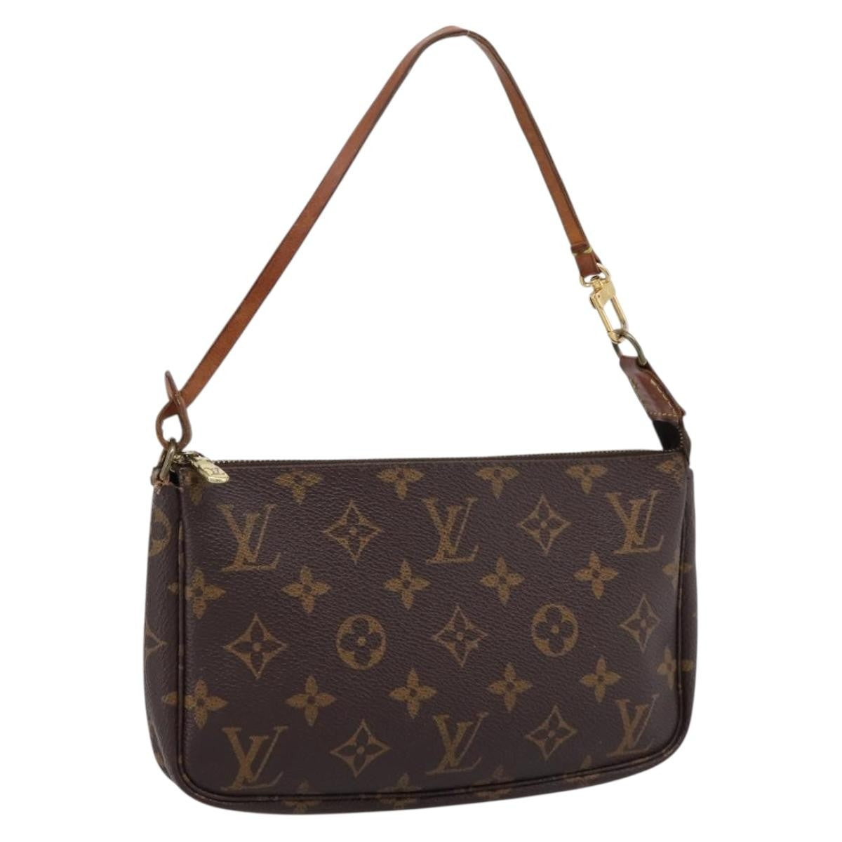 Louis Vuitton Pochette Accessoires Nm Monogram Canvas Brown Canvas Clutche & Pouche Bag (Pre-Owned)
