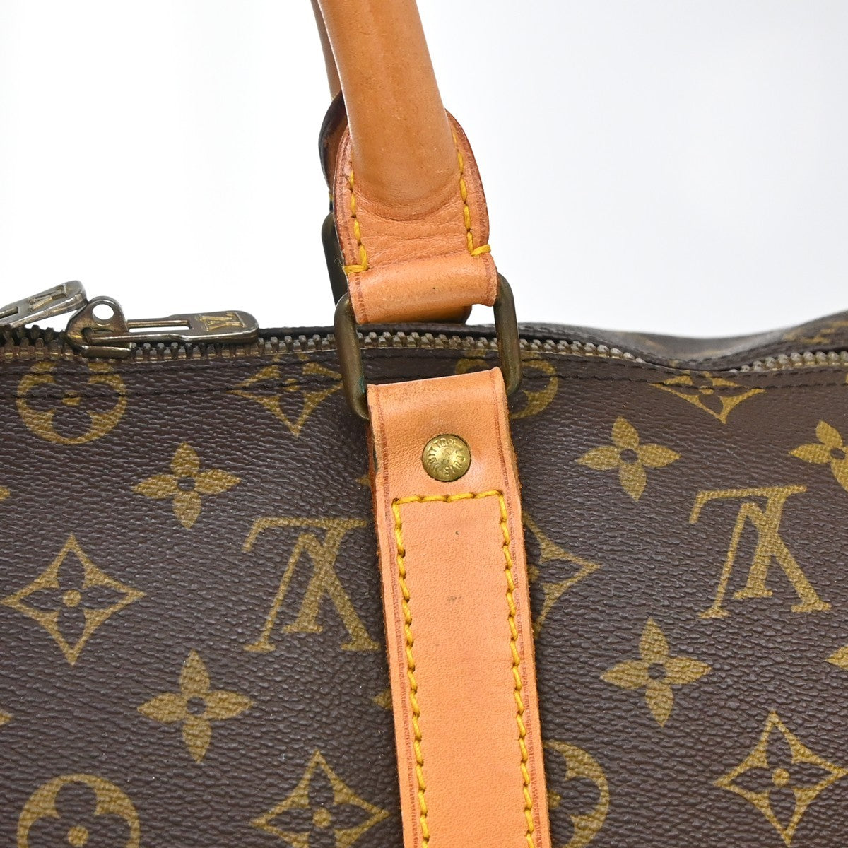 Louis Vuitton Keepall Monogram Canvas Brown Canvas Travel Bag Bag (Pre-Owned)