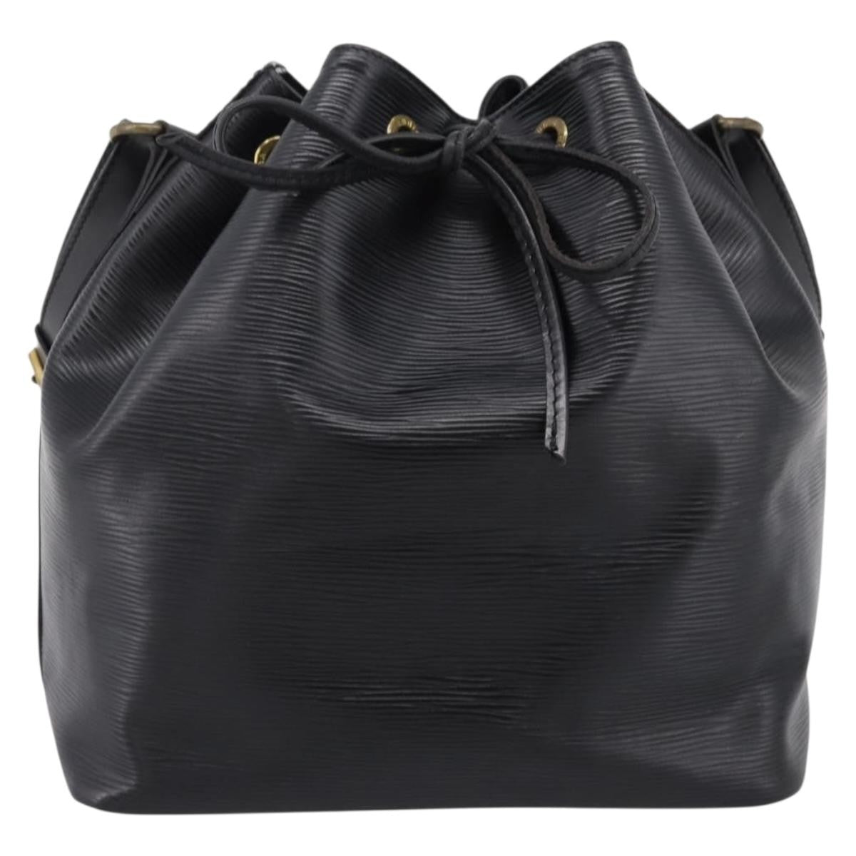 Louis Vuitton Petit Noe Epi Leather Black Leather Shoulder Bag Bag (Pre-Owned)