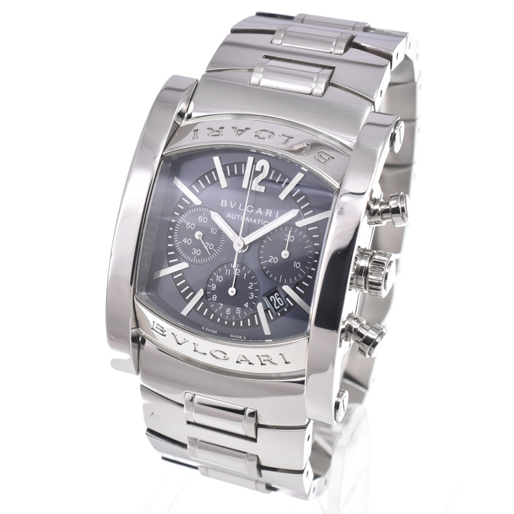 Bvlgari Assioma Chronograph Automatic Stainless Steel Watch (Pre-Owned)