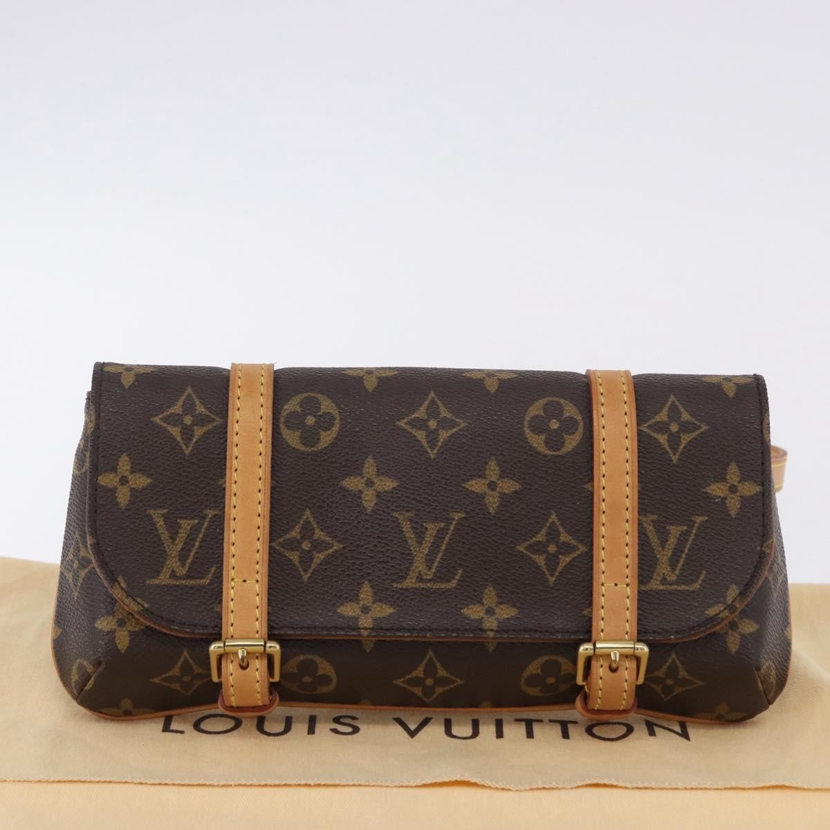 Louis Vuitton Marelle Waist Monogram Canvas Brown Canvas Handbag (Pre-Owned)