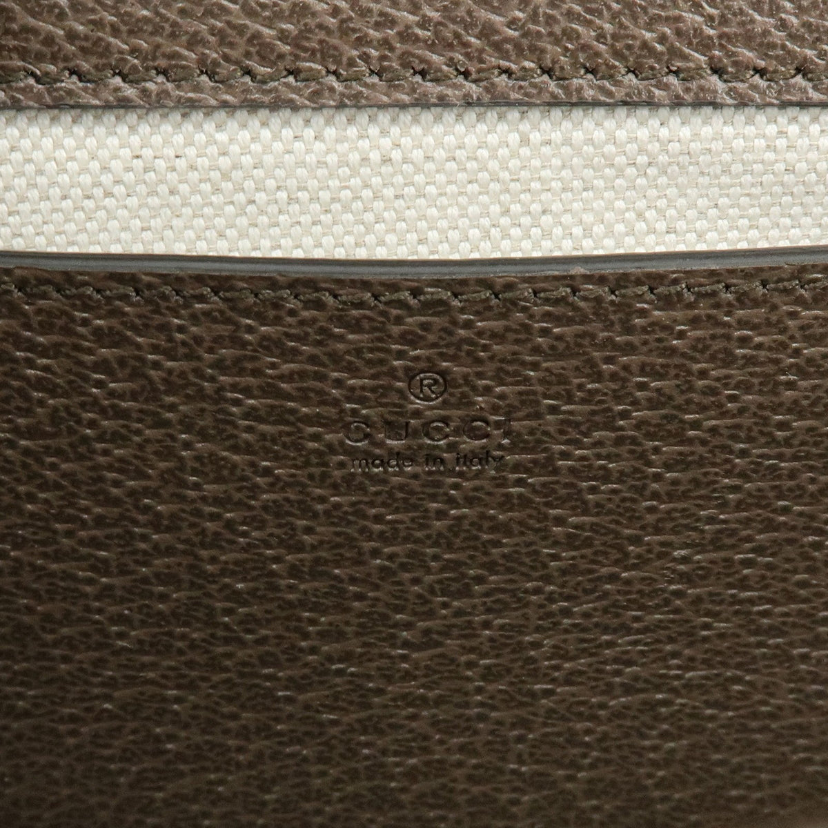 Gucci Ophidia Envelope Flap Gg Coated Canvas Beige Canvas Shoulder Bag Bag (Pre-Owned)
