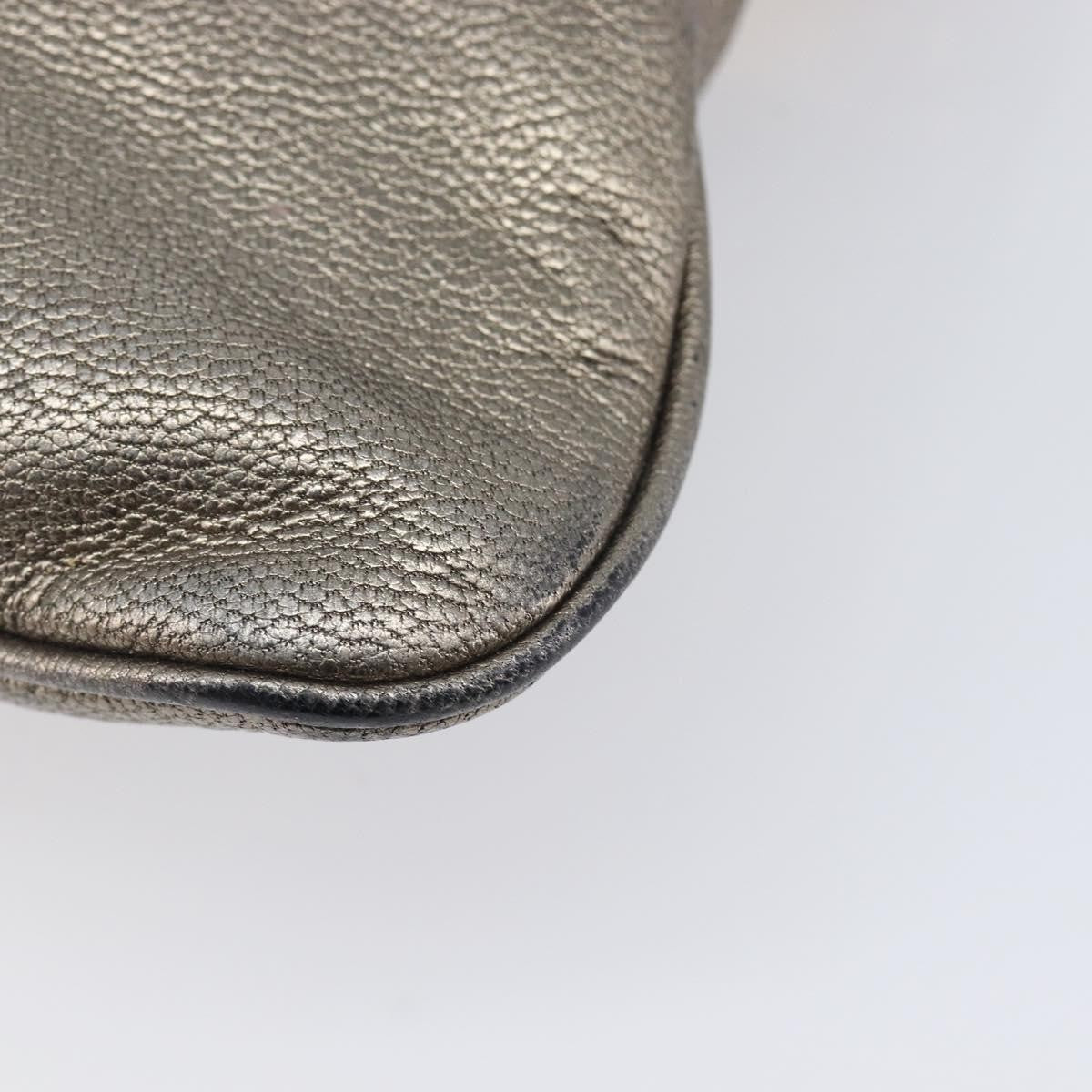 Loewe Front Pocket Leather Gold Leather Crossbody Bag Bag (Pre-Owned)