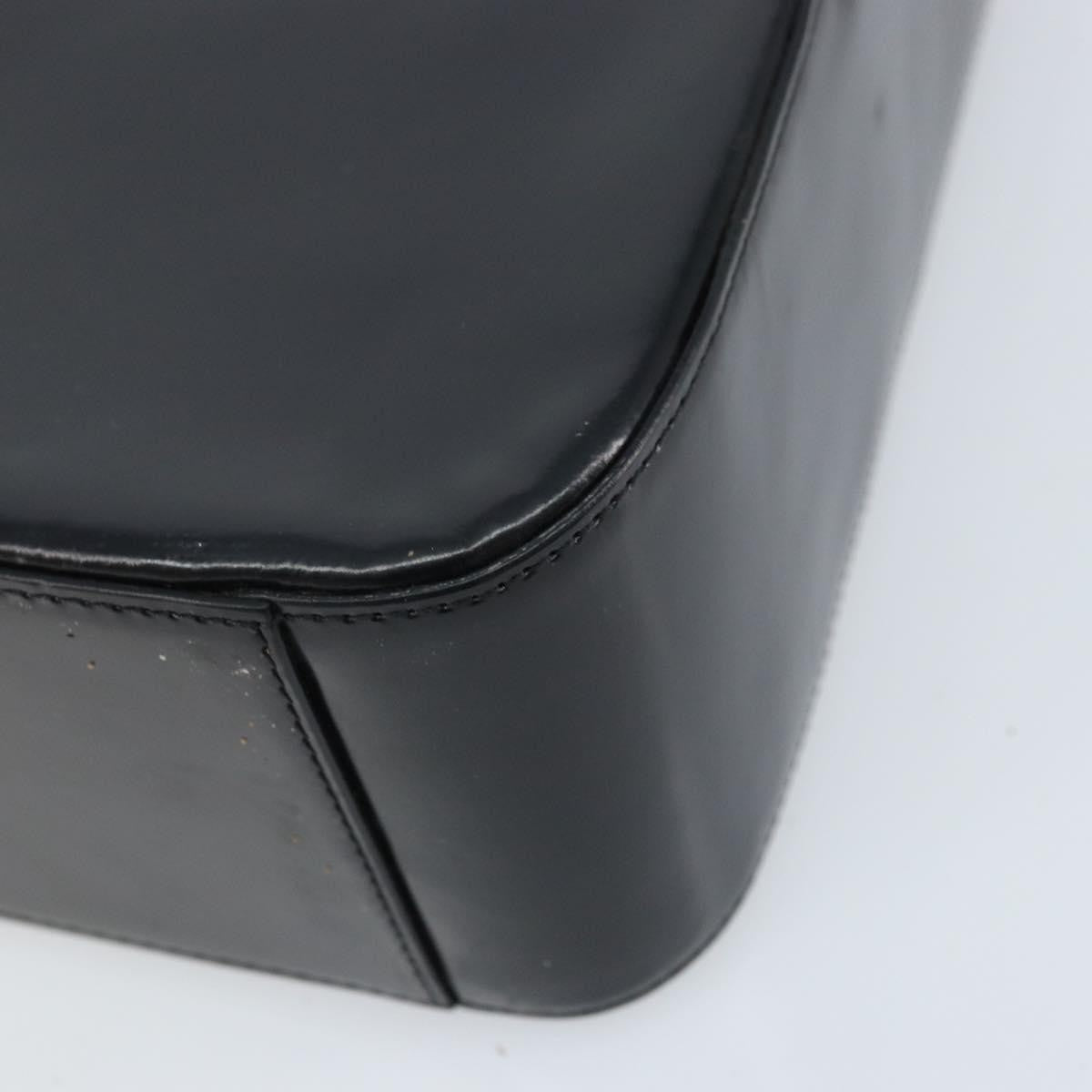 Celine Vintage Leather Black Leather Shoulder Bag Bag (Pre-Owned)