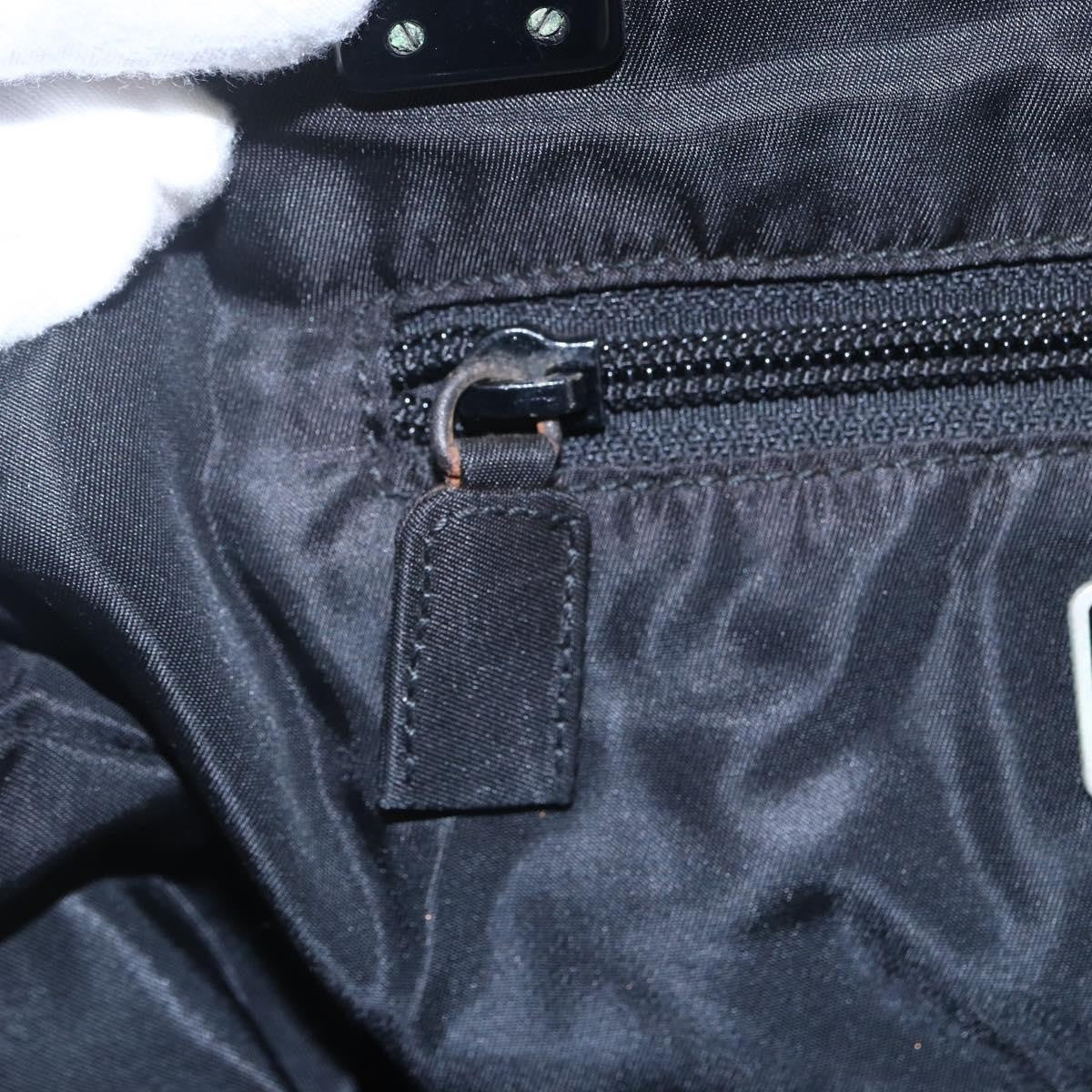 Prada Vintage Tessuto Black Nylon Handbag (Pre-Owned)