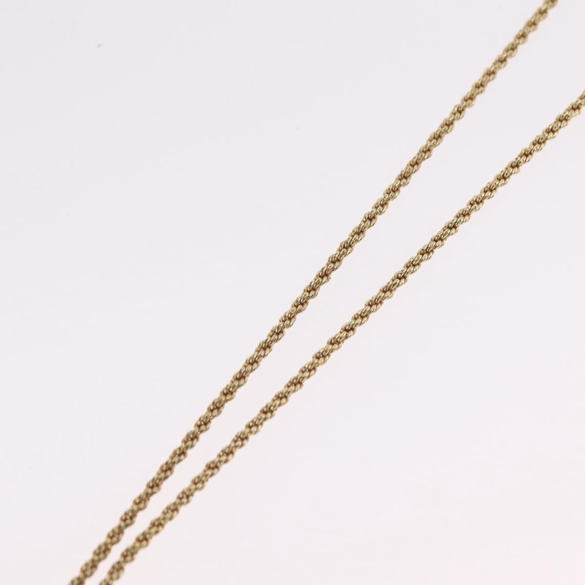 Christian Dior Cd Pendant Metal Gold Metal Necklace Jewelry (Pre-Owned)