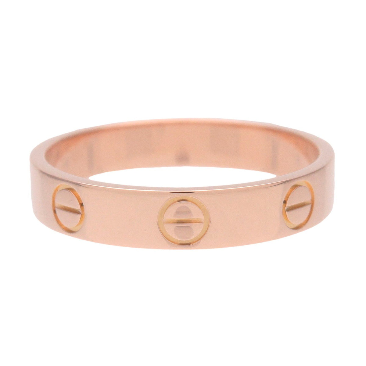 Cartier Love Band 18K Rose Gold Gold Rose_Gold Ring Jewelry (Pre-Owned)